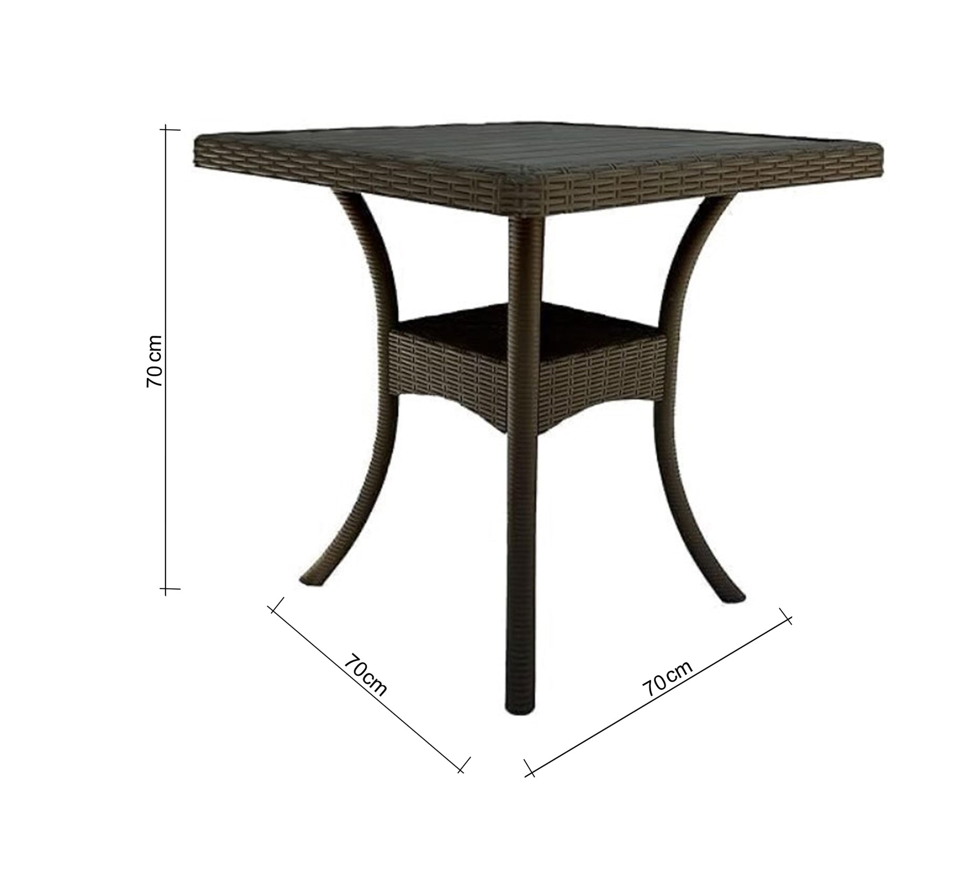 Modern geometric dining set Black - Vitrine Furniture - Outdoor Products