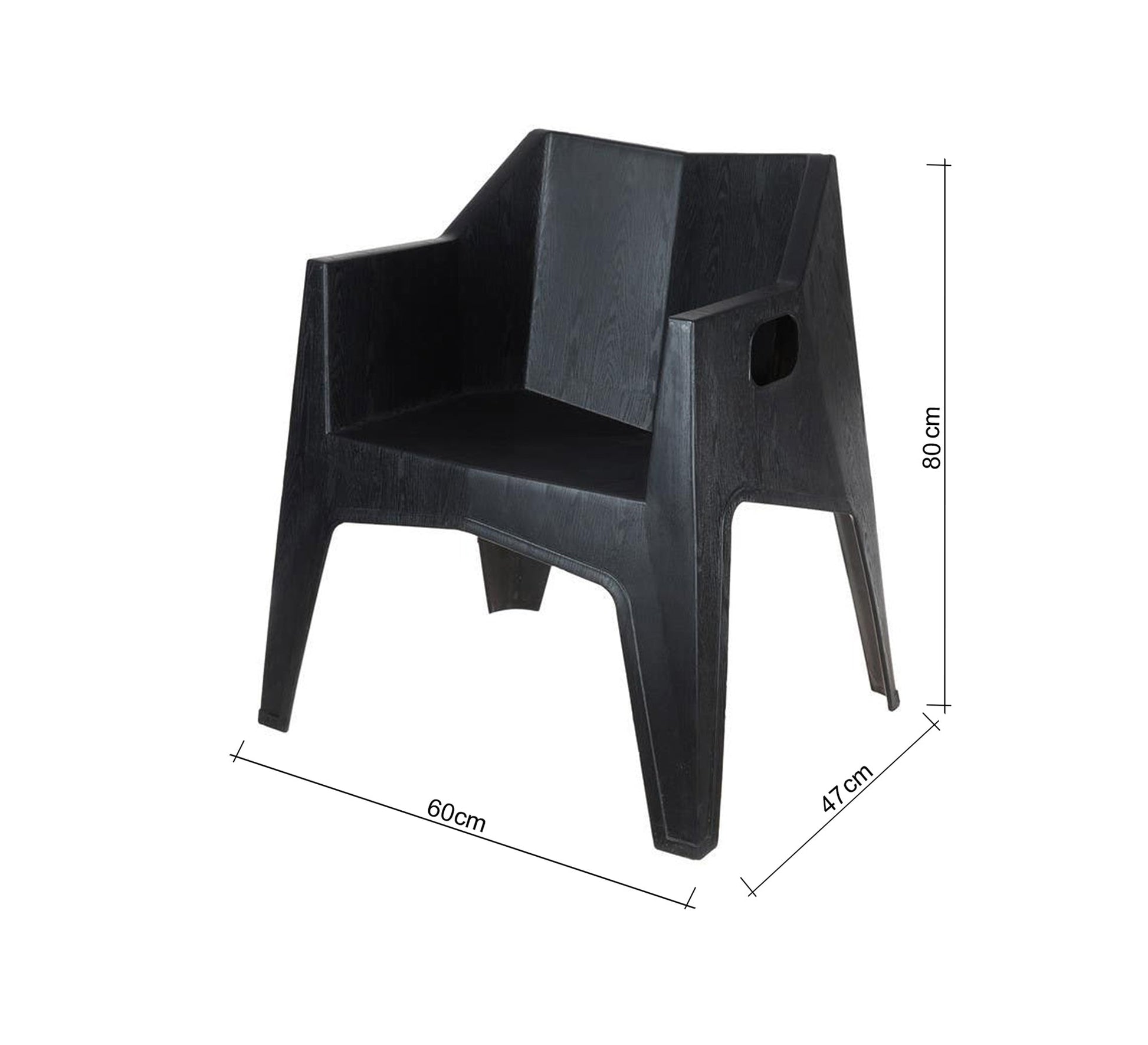 Modern geometric dining set Black - Vitrine Furniture - Outdoor Products