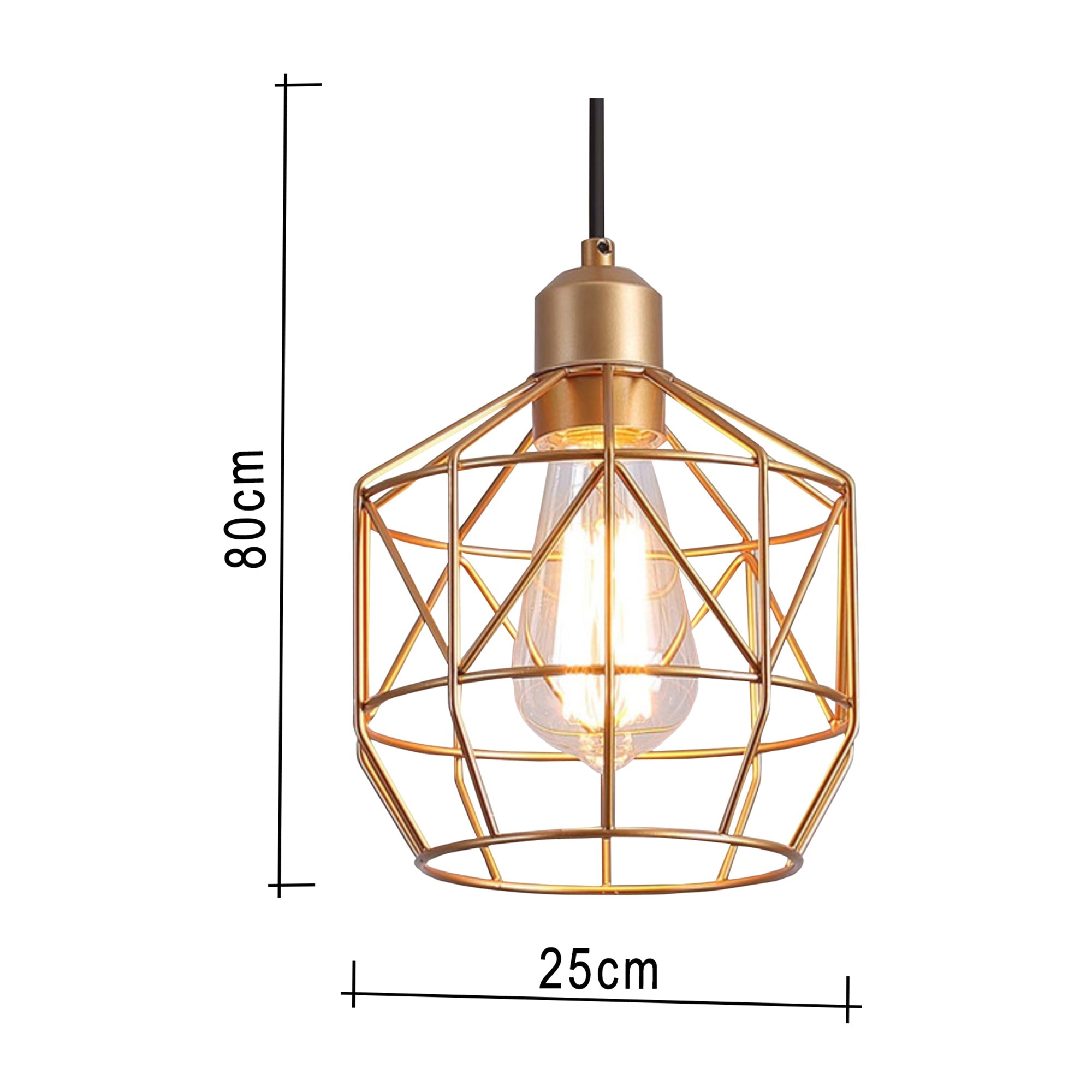 Modern gold ceiling lamp - Vitrine Furniture - Lighting