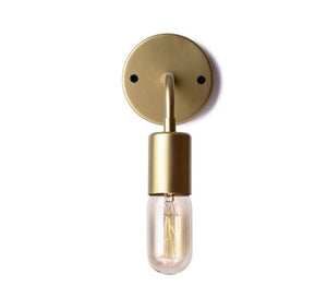 Modern Gold Metal Wall Lamp - Vitrine Furniture - Lighting