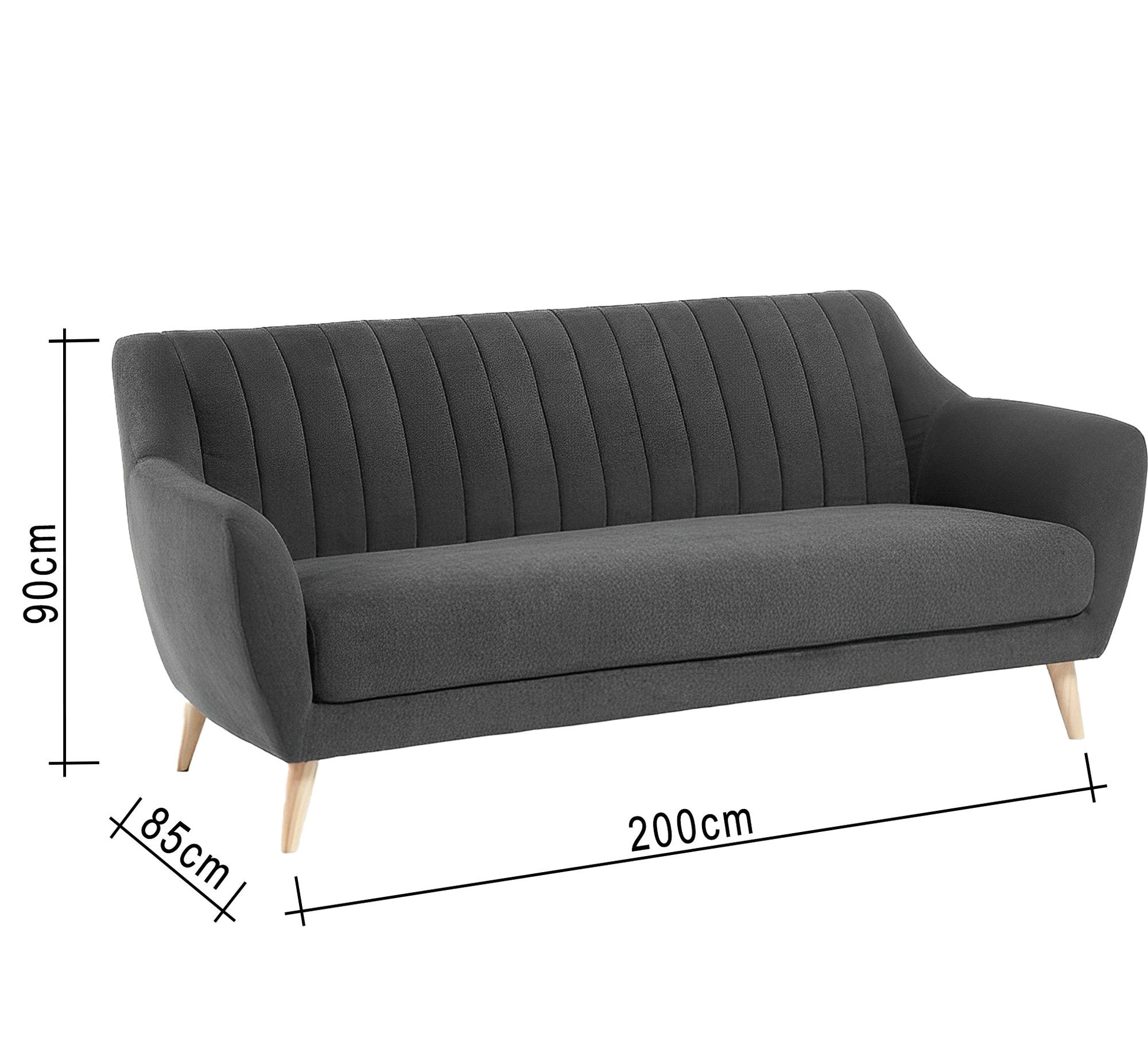 Modern gray sofa - Vitrine Furniture - Chairs & Chaise lounge