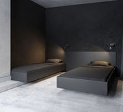 Modern Grey Hanging Simple Design Single Beds - Vitrine Furniture - Furniture