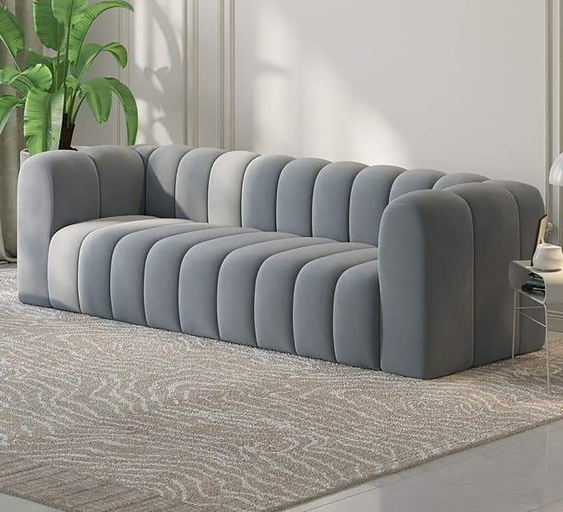 Modern Grey Sofa - Vitrine Furniture - Furniture