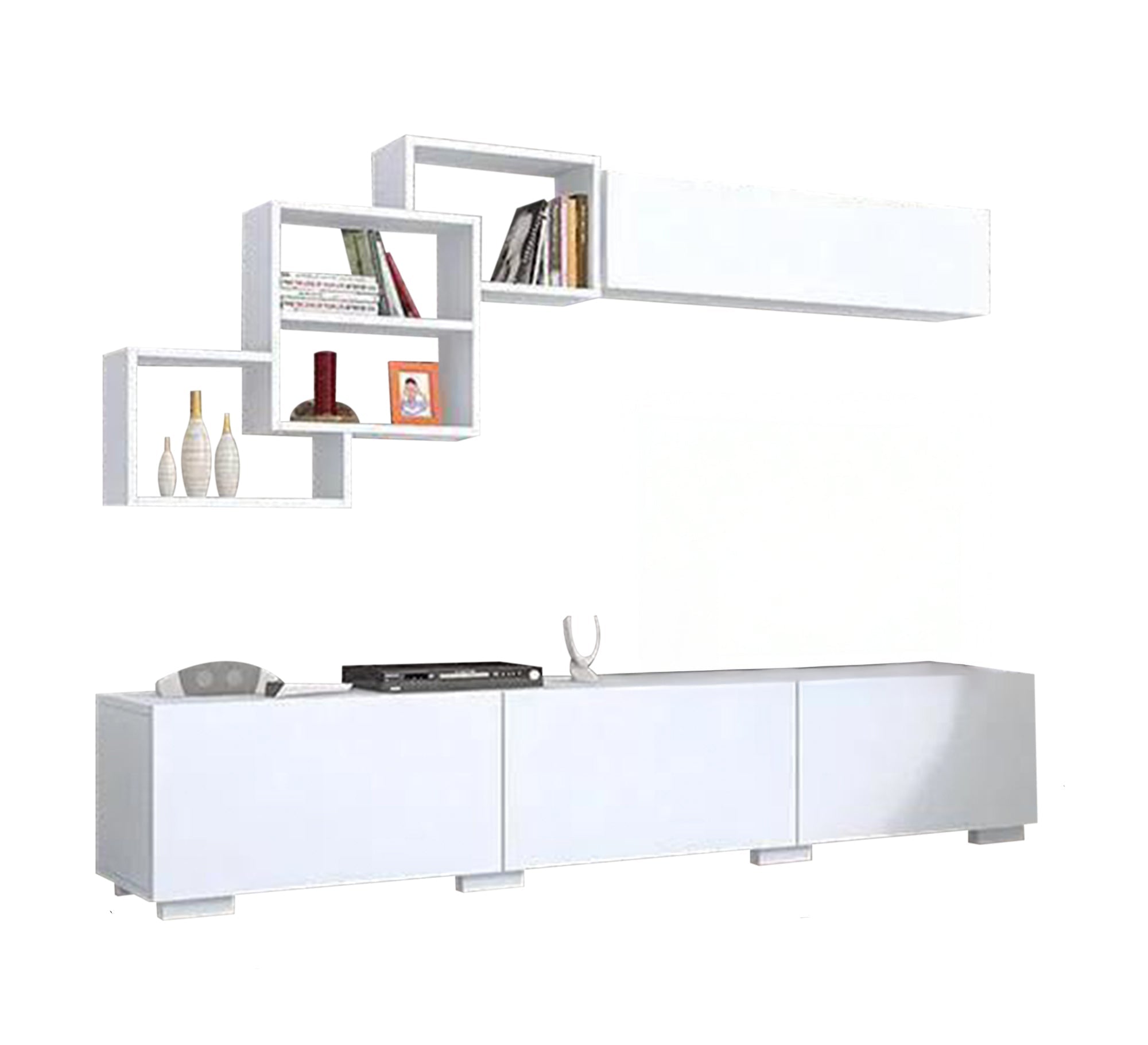 Modern Home TV Console: Stylish, Spacious, Elegant Storage - Vitrine Furniture - Furniture