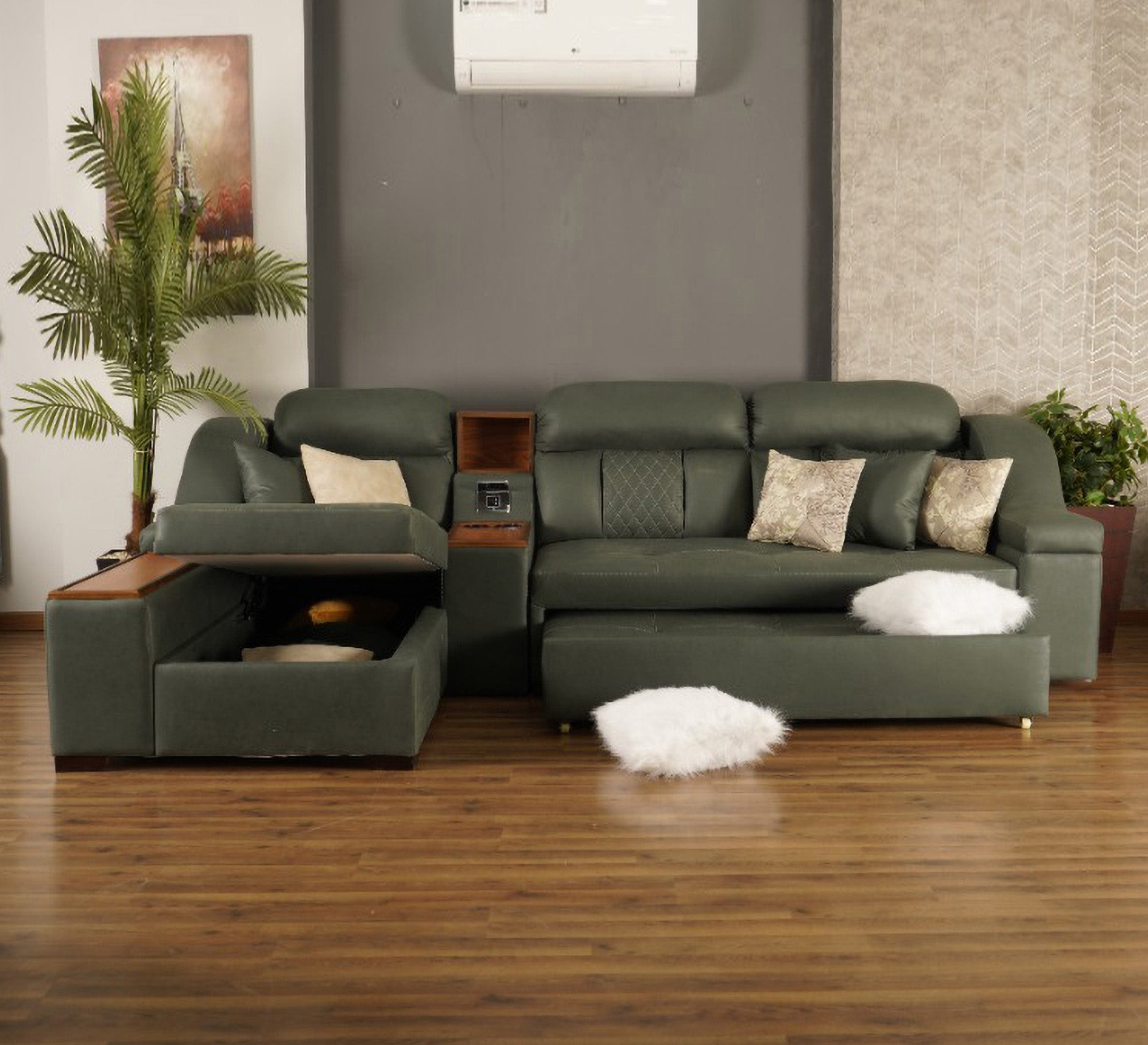 Modern lazy living corner - Vitrine Furniture - Lazyboy Set