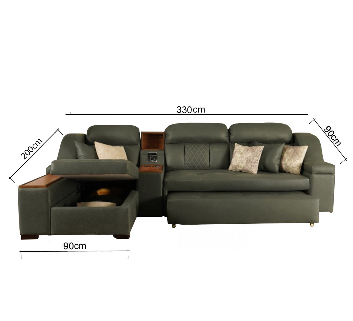 Modern living corner - Vitrine Furniture - Lazyboy Set