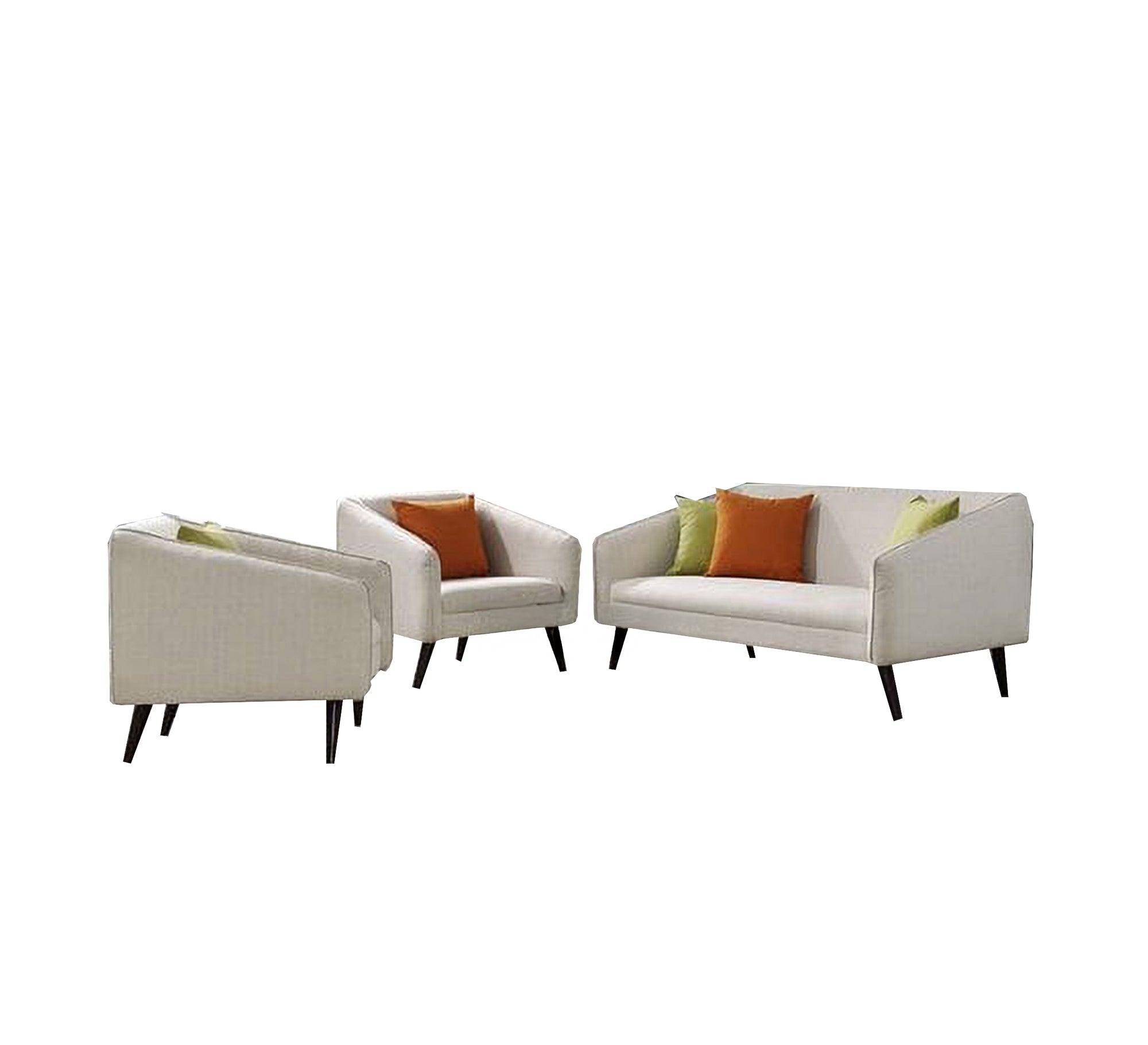 Modern living room in light beige - Vitrine Furniture - Furniture