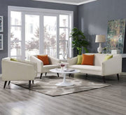 Modern living room in light beige - Vitrine Furniture - Furniture