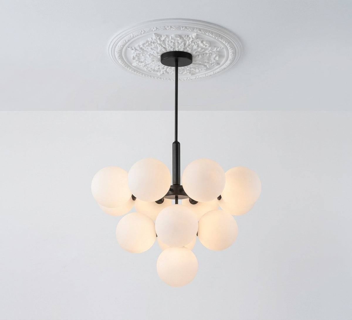 Modern multi-unit spherical ceiling chandelier - Vitrine Furniture - Ceiling lights