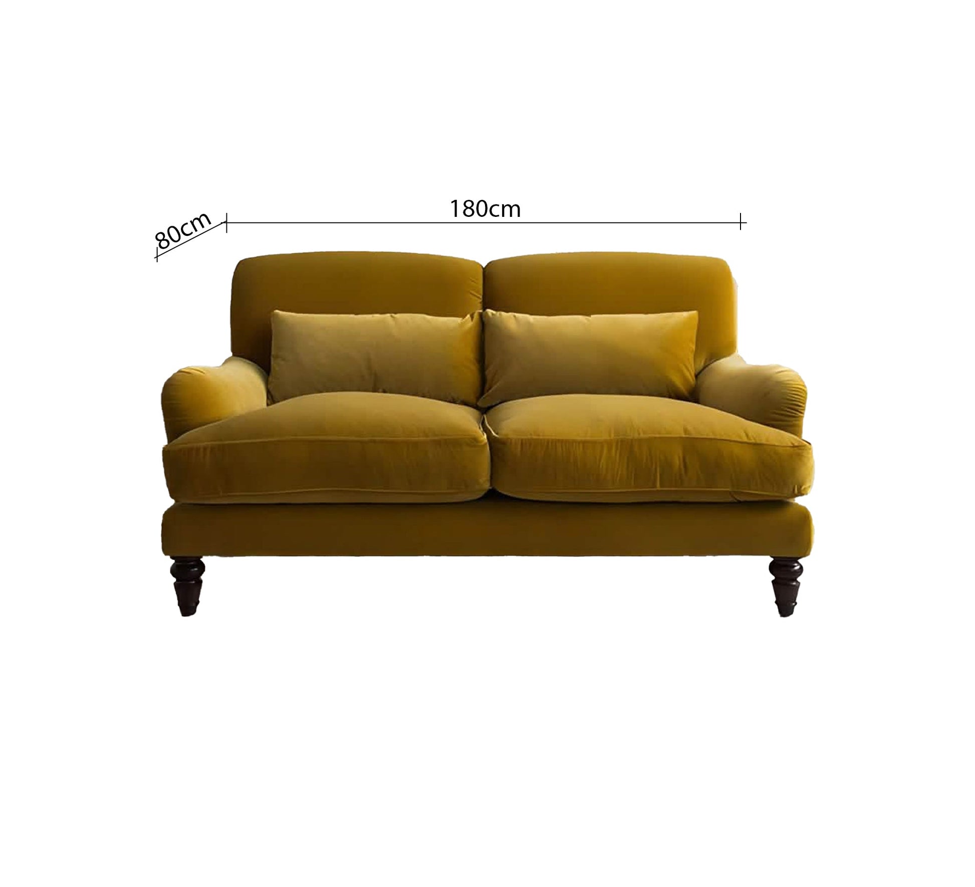 Modern mustard yellow sofa - Vitrine Furniture - Furniture