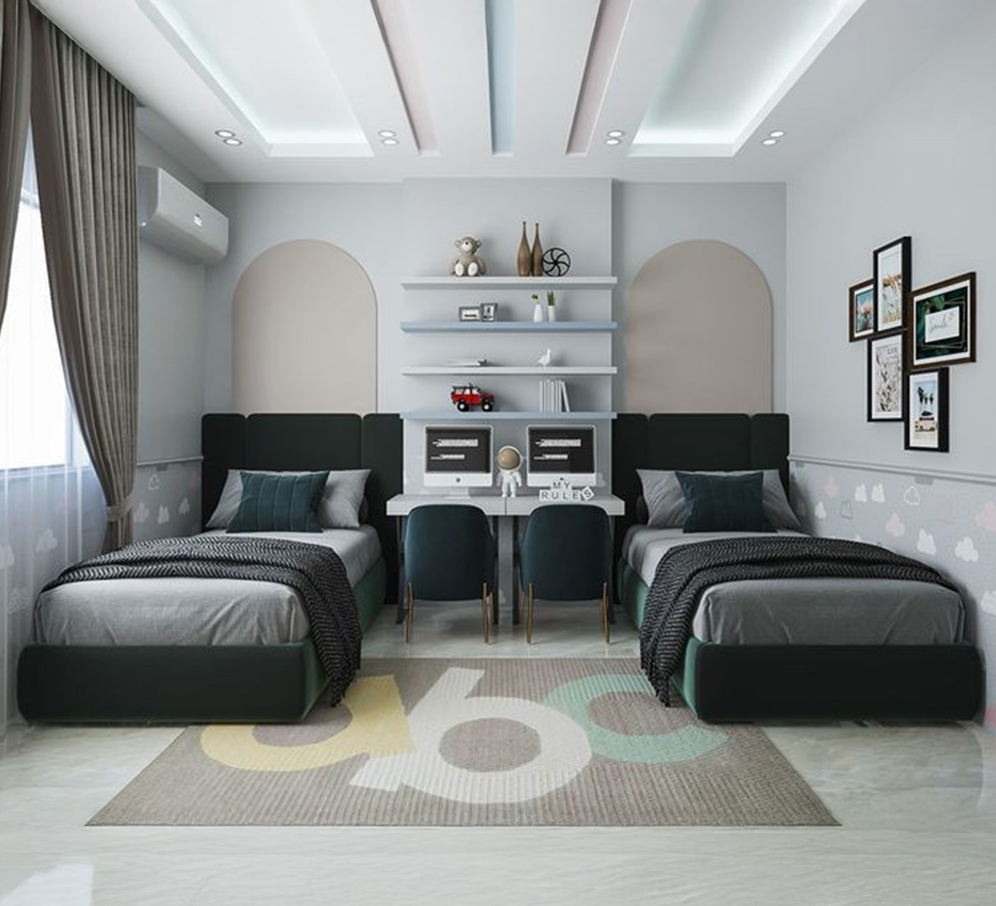 Modern, practical and fun children's bedroom - Vitrine Furniture - Furniture