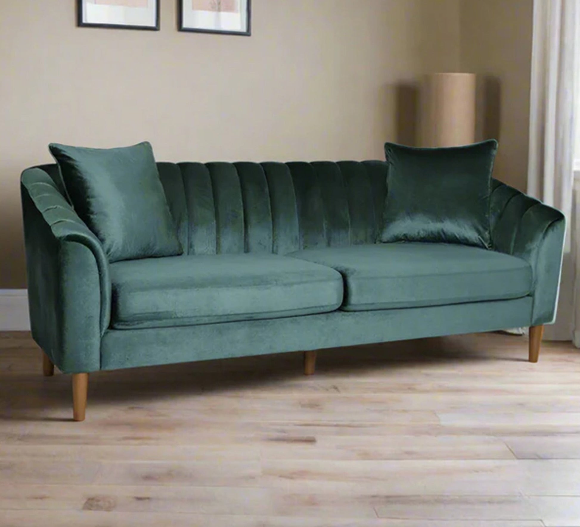 Modern ribbed back sofa - Vitrine Furniture - Furniture