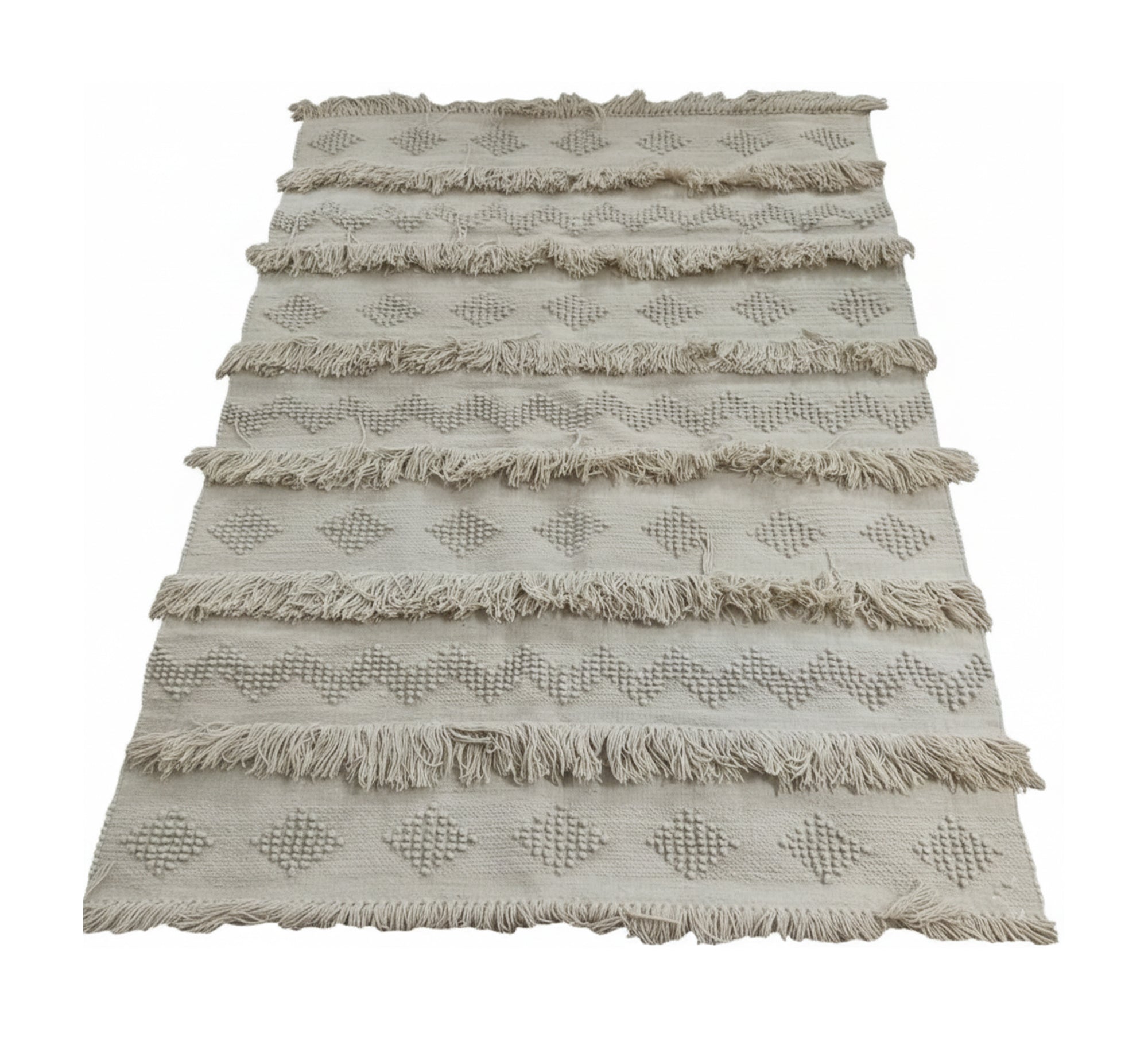 Modern rug with raised woven patterns - Vitrine Furniture - Accessories