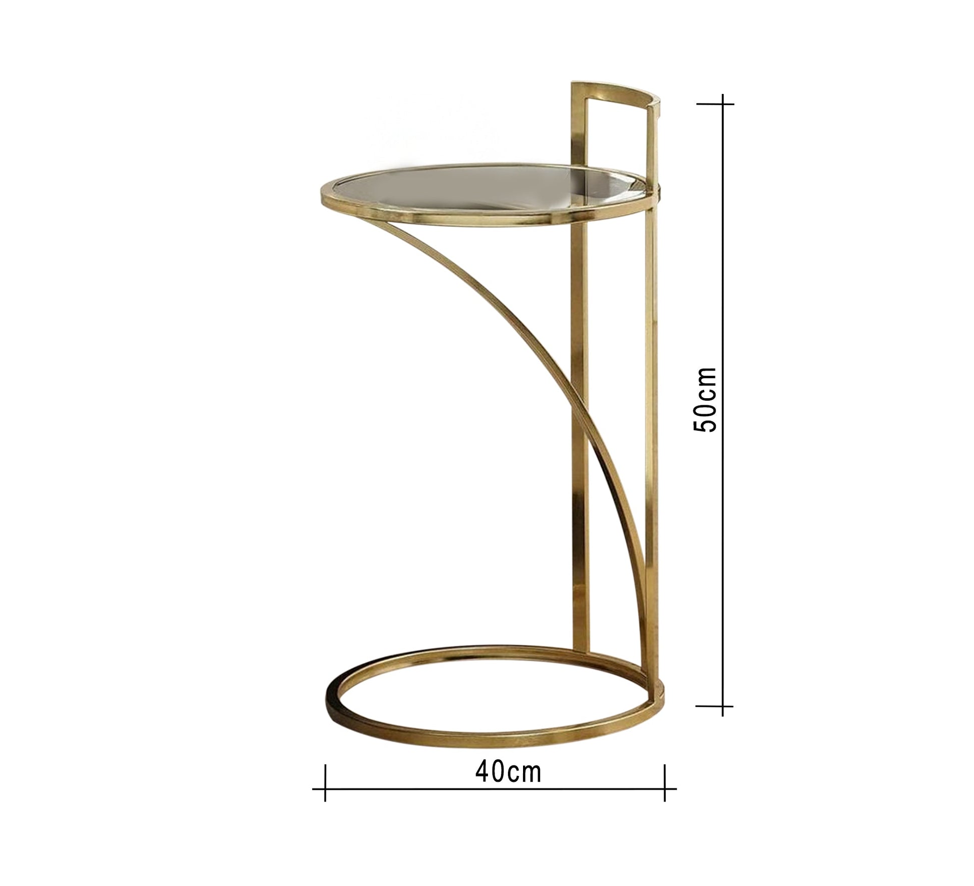 Modern side table with a streamlined base - Vitrine Furniture - Furniture