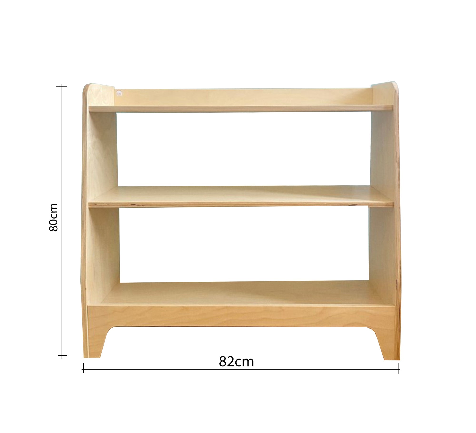 Modern, simple, and practical natural wooden shelving unit - Vitrine Furniture - Furniture