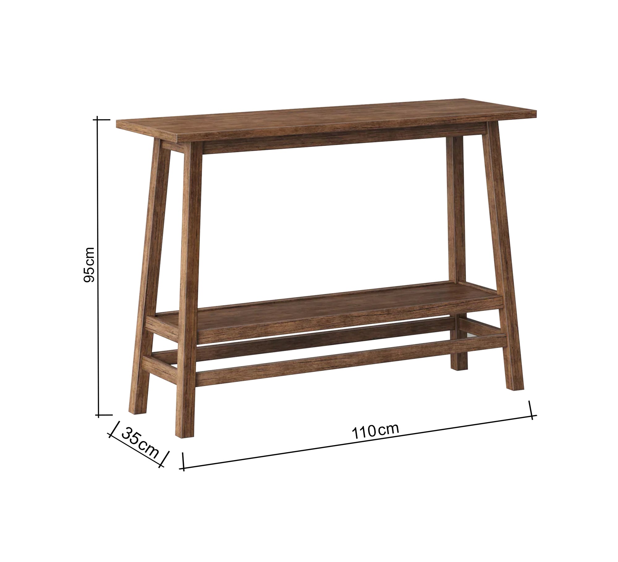 Modern slim wooden console table with simple style - Vitrine Furniture - Furniture