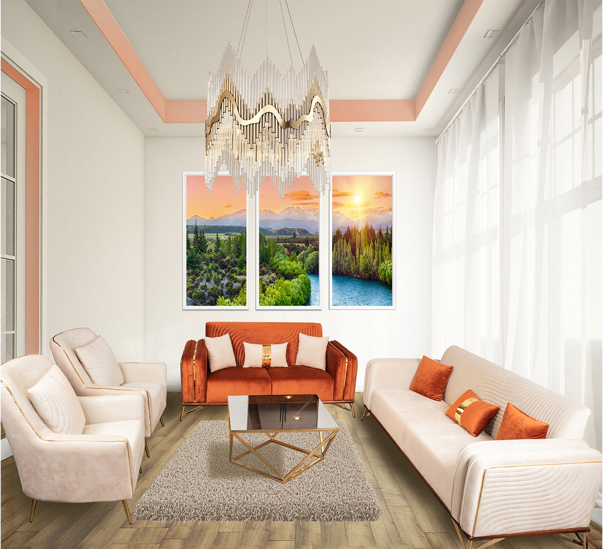 Modern Sofa Set: Sleek, Comfortable, Stylish - Vitrine Furniture - Living room sets