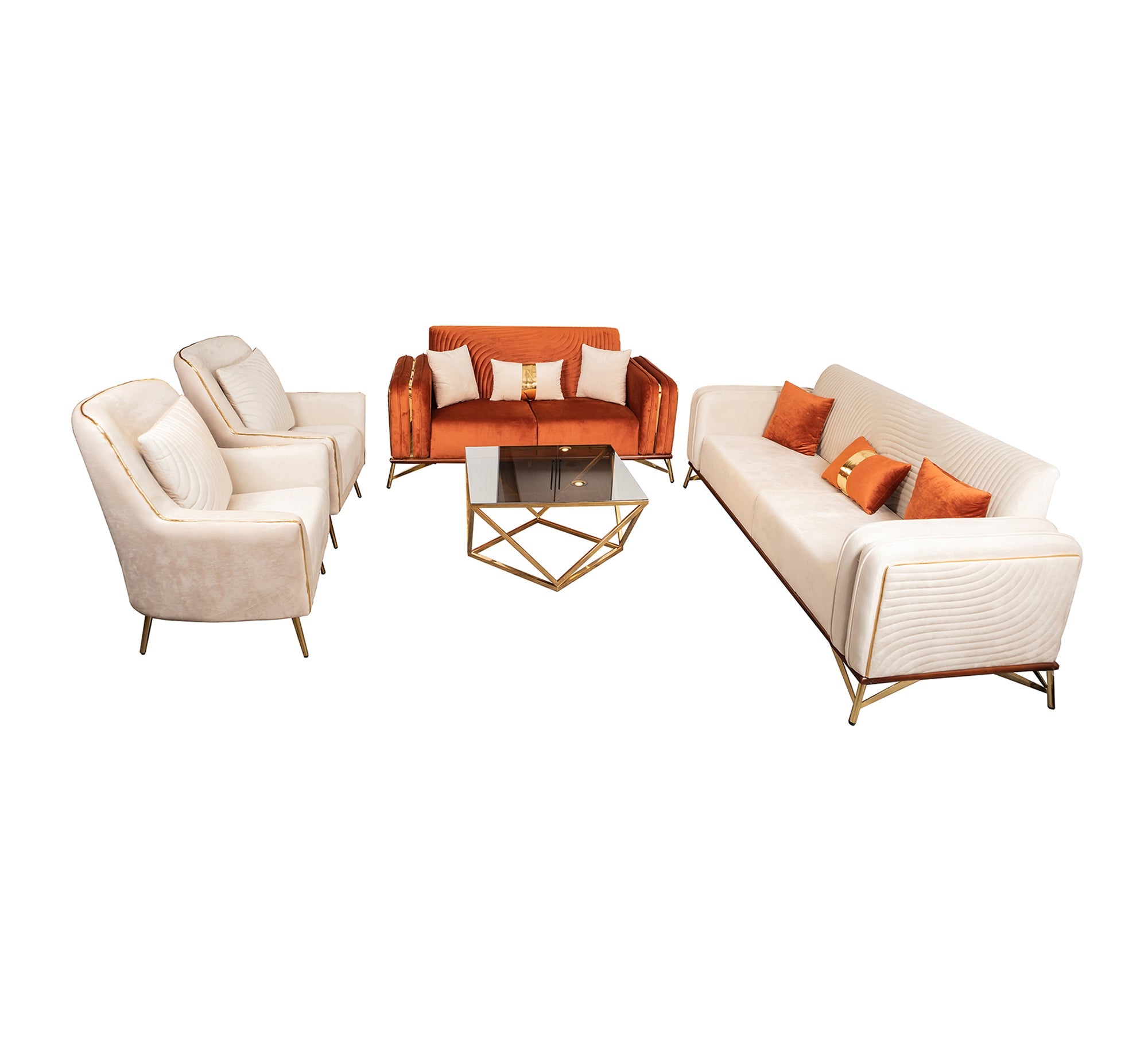 Modern Sofa Set: Sleek, Comfortable, Stylish - Vitrine Furniture - Living room sets