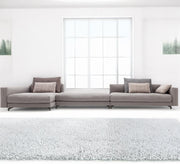 Modern spacious corner sofa in beige grey - Vitrine Furniture - Furniture