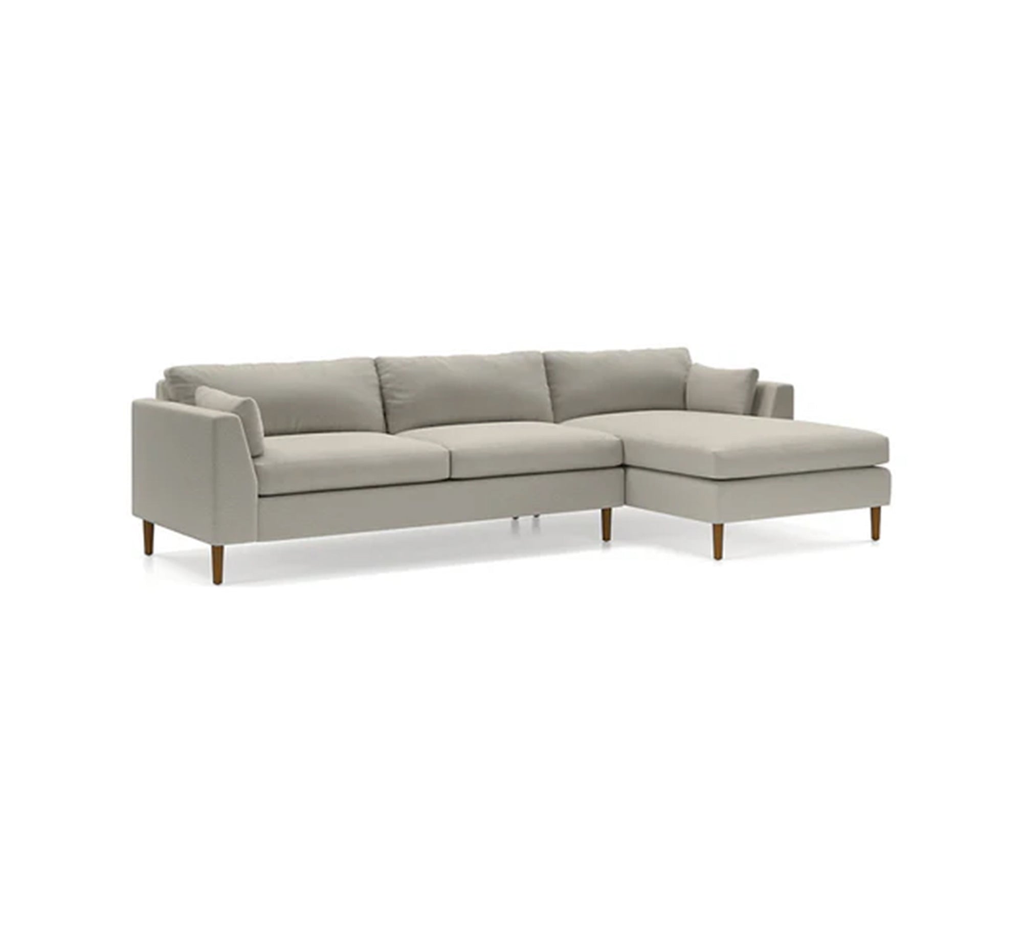 Modern spacious corner sofa in light beige - Vitrine Furniture - Furniture