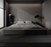 Modern stylish grey bed - Vitrine Furniture - Furniture