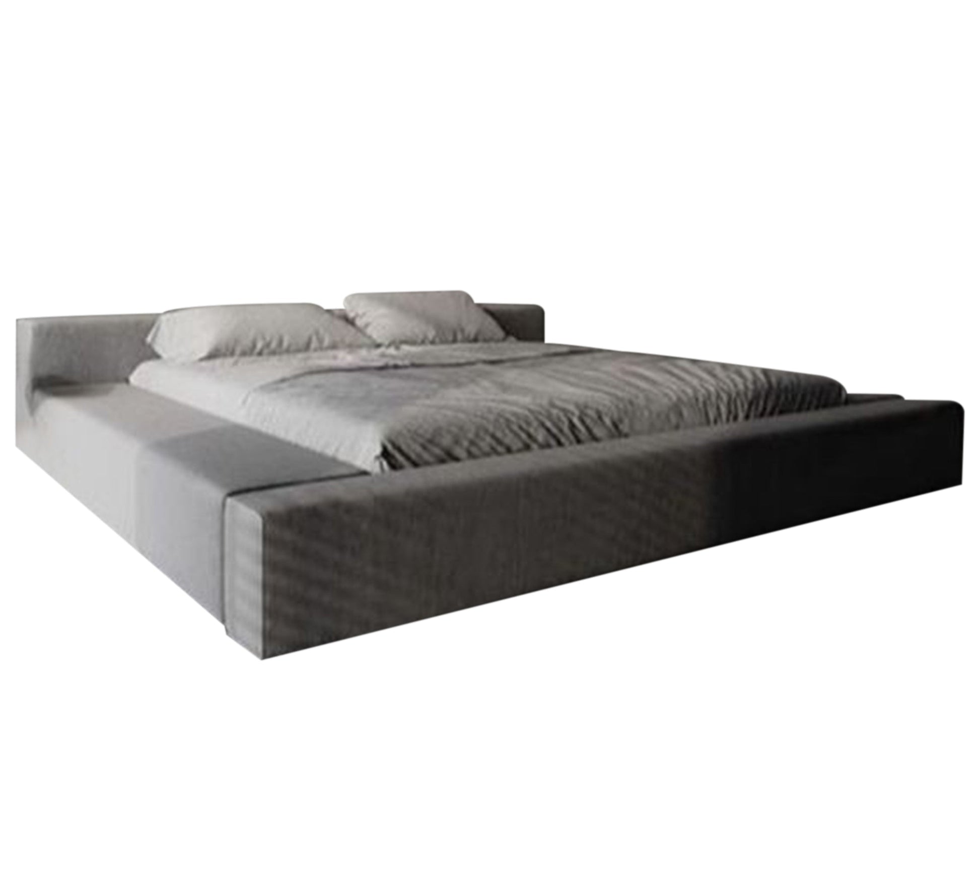 Modern stylish grey bed - Vitrine Furniture - Furniture