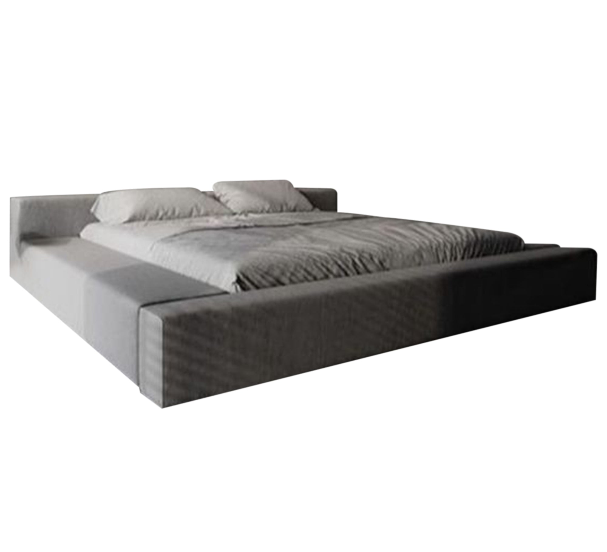 Modern stylish grey bed - Vitrine Furniture - Furniture