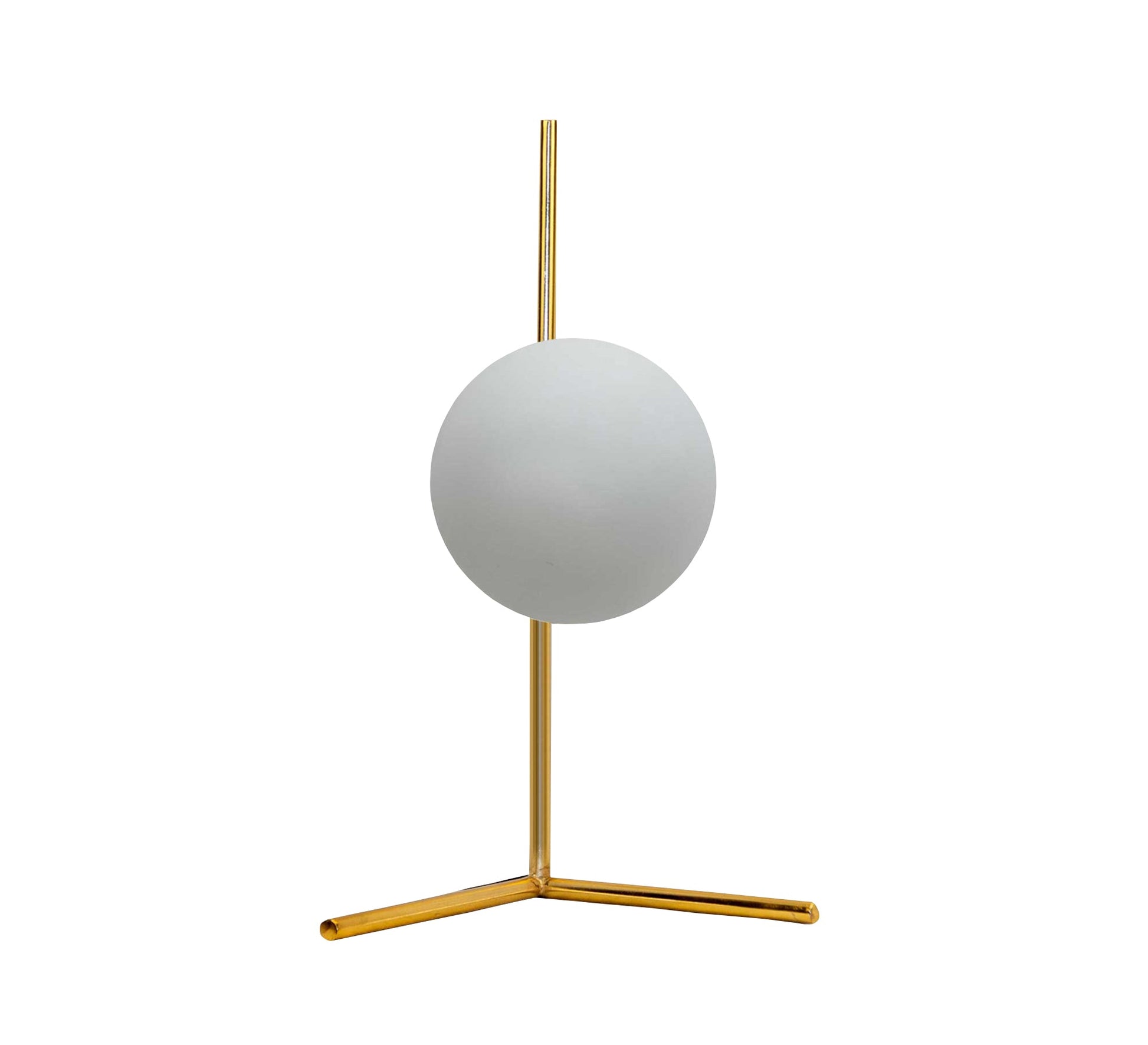 Modern table lamp with a golden glass ball - Vitrine Furniture - Lighting
