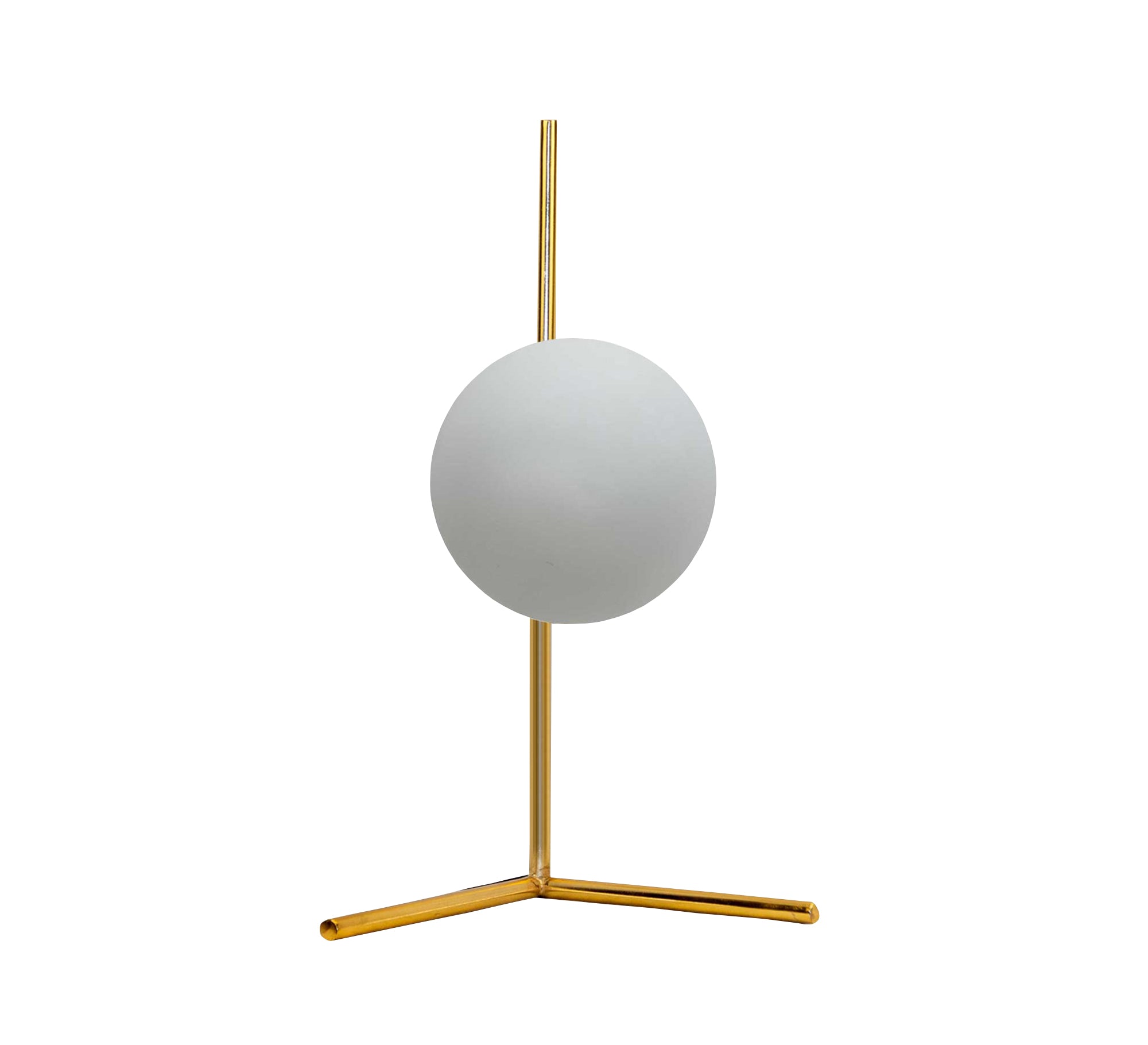 Modern table lamp with a golden glass ball - Vitrine Furniture - Lighting