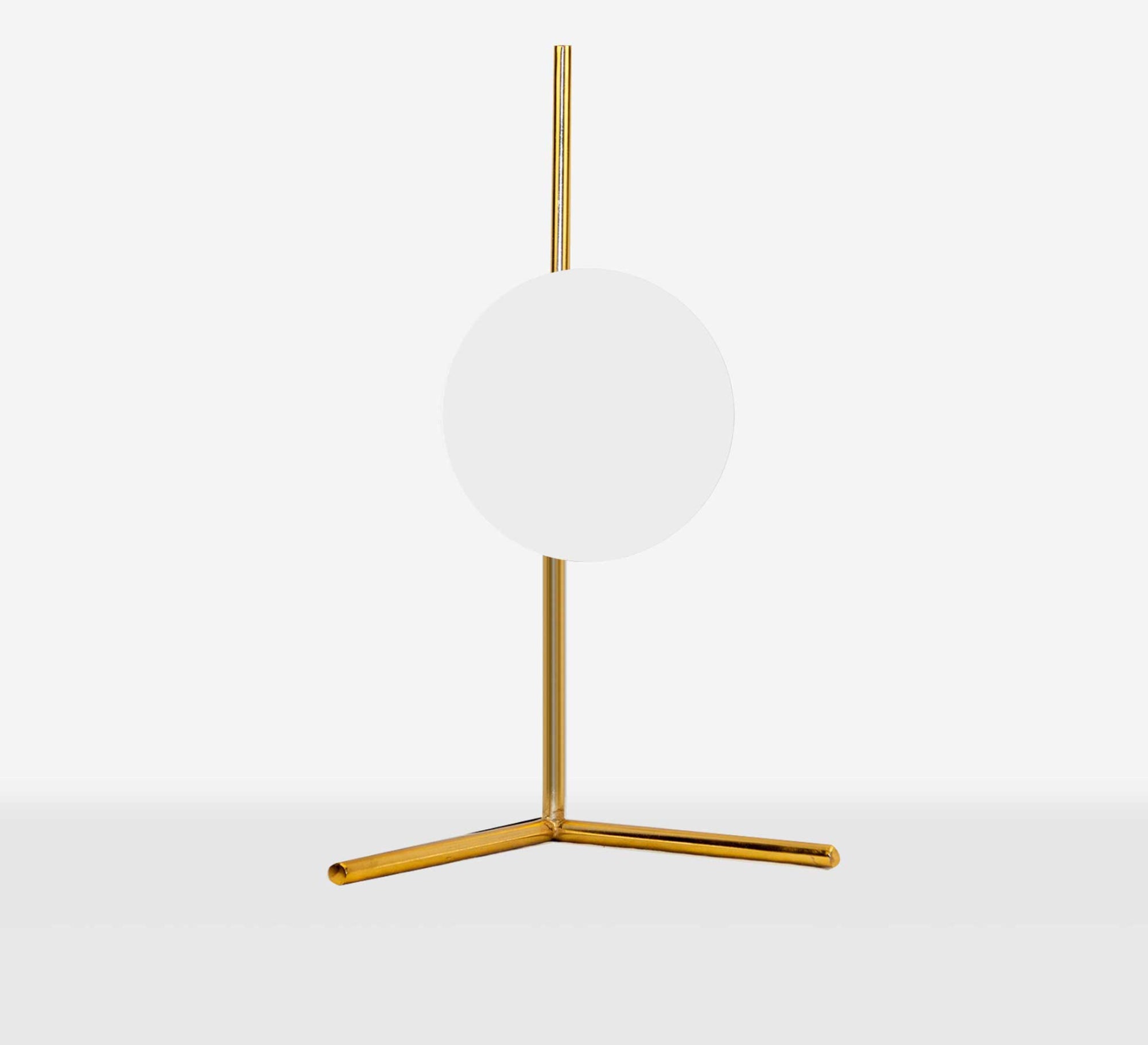 Modern table lamp with a golden glass ball - Vitrine Furniture - Lighting