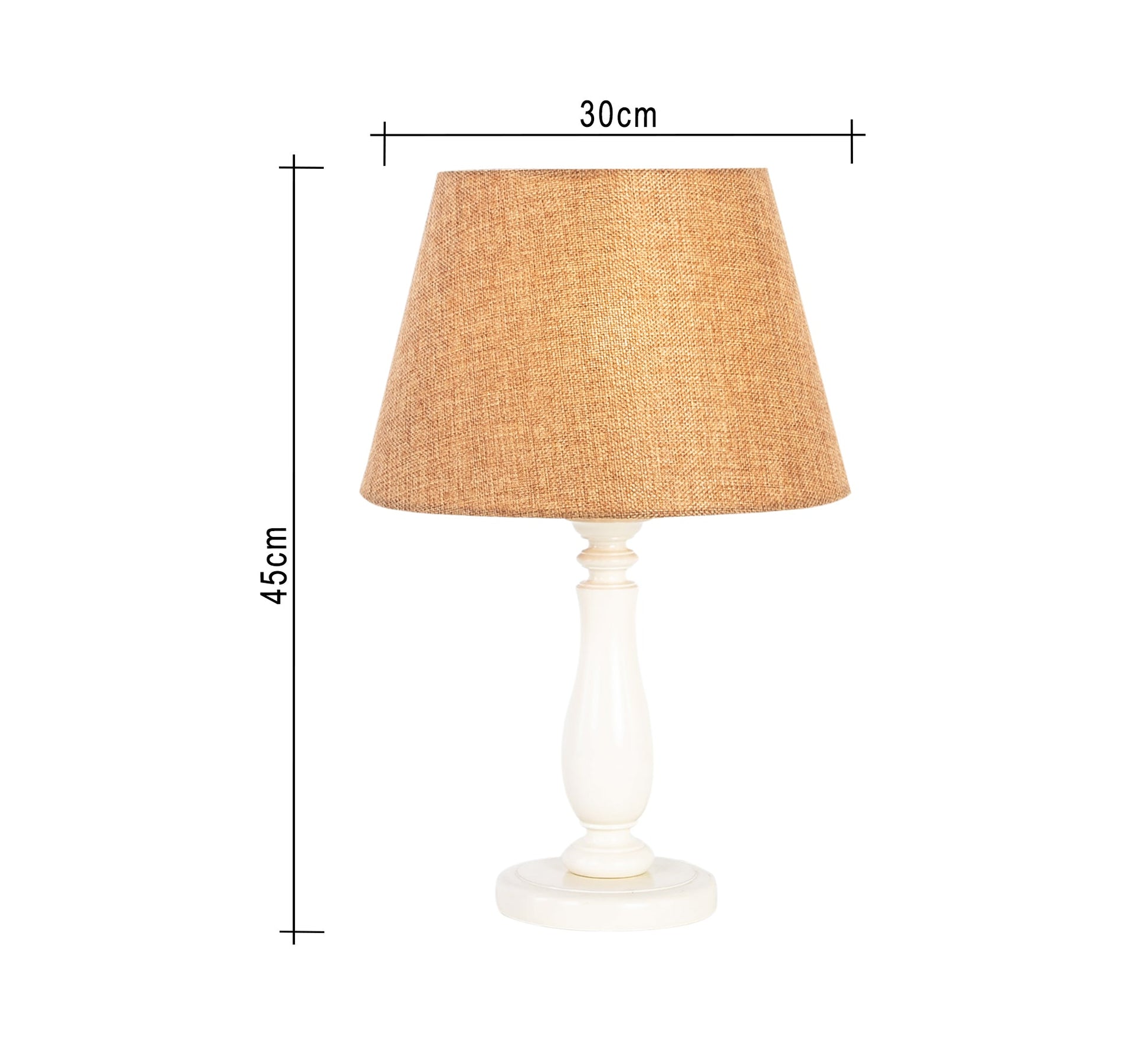 Modern table lamp with beige shade - Vitrine Furniture - Lighting