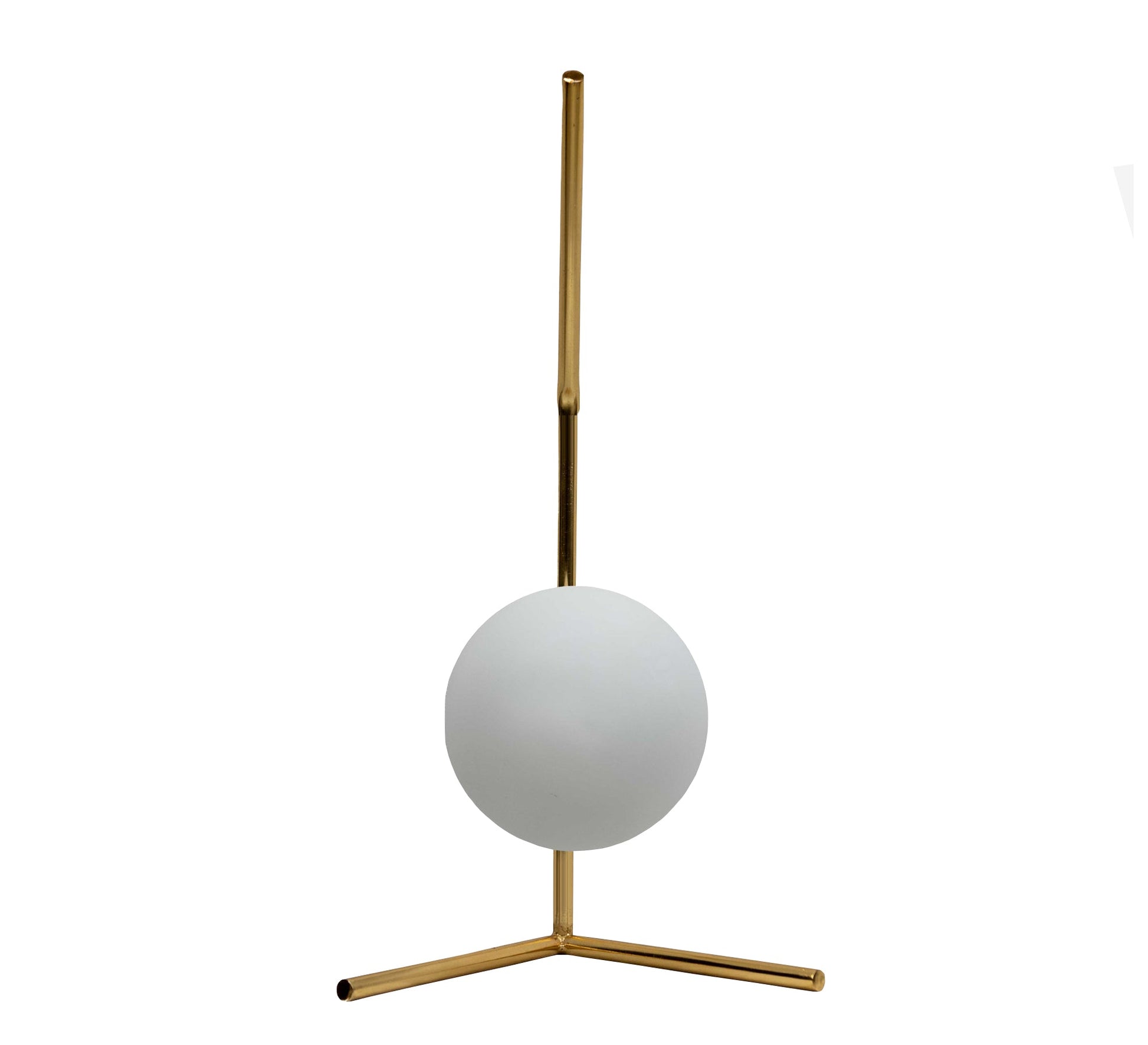 Modern table lamp with glass ball and gold base - Vitrine Furniture - Lighting