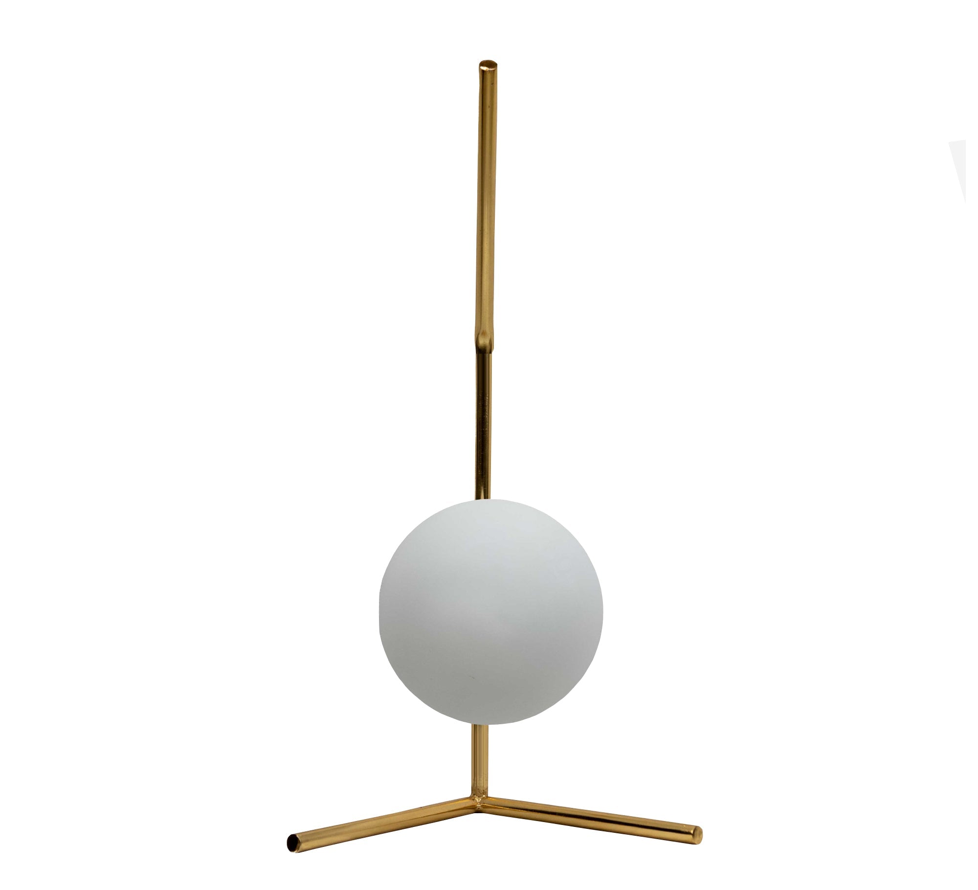 Modern table lamp with glass ball and gold base - Vitrine Furniture - Lighting