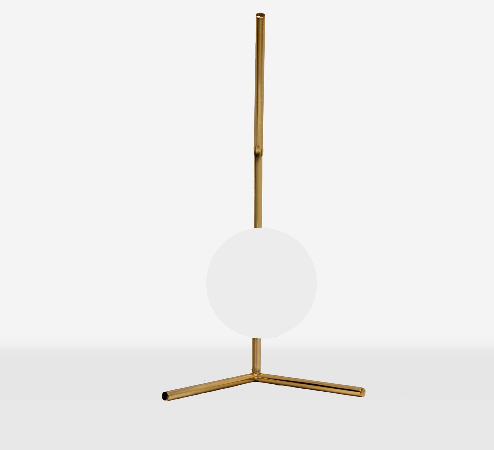 Modern table lamp with glass ball and gold base - Vitrine Furniture - Lighting