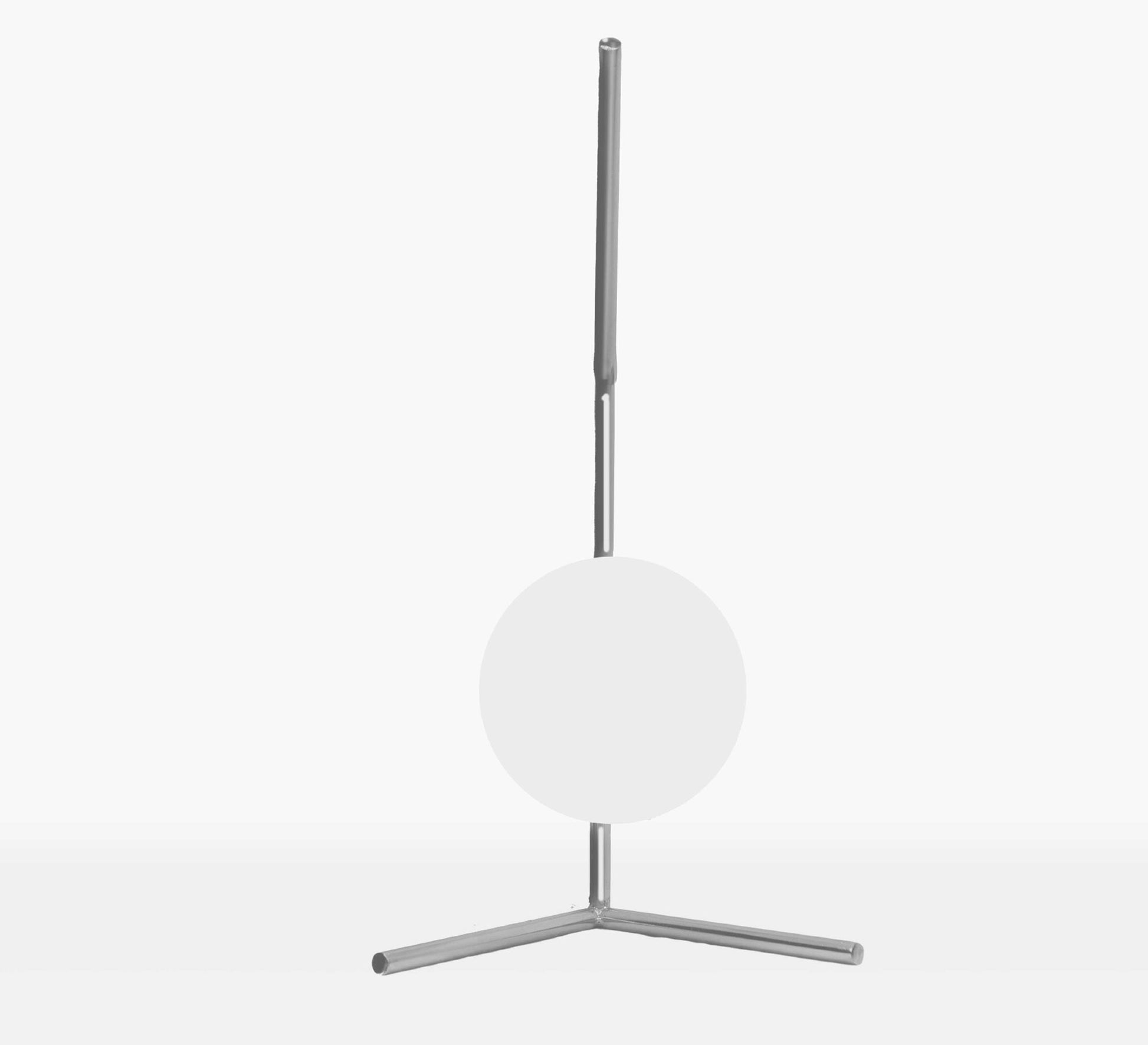 Modern table lamp with silver ball and tripod base - Vitrine Furniture - Lighting