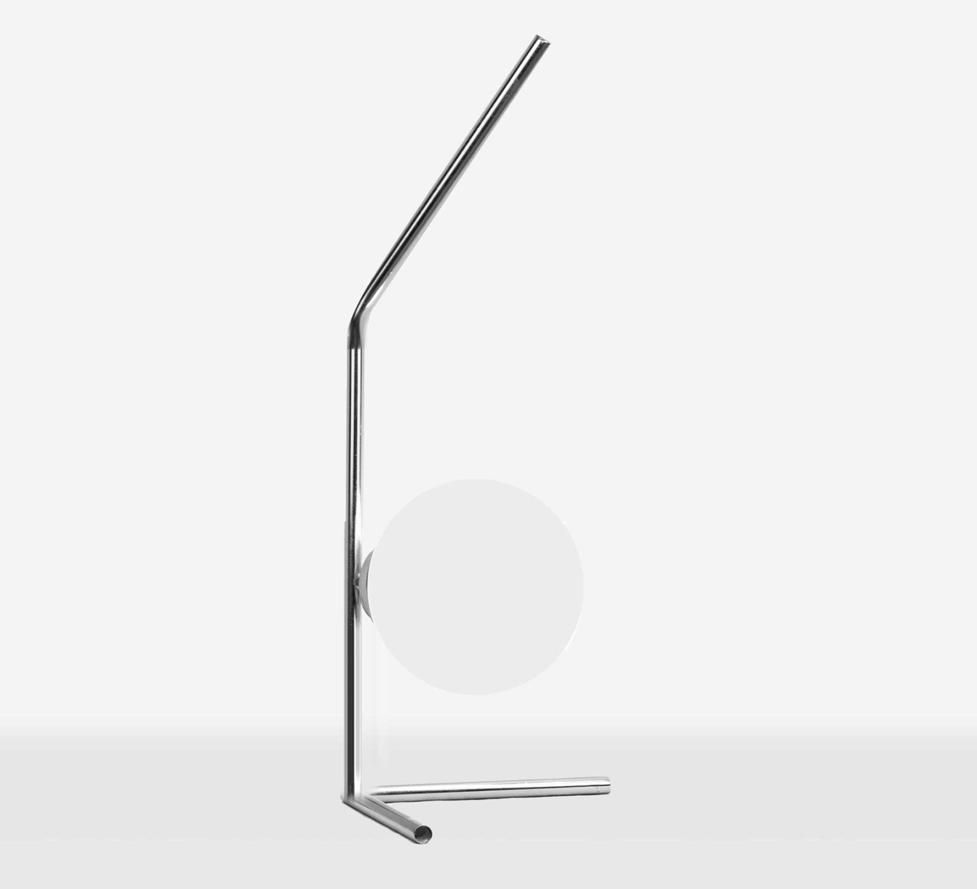 Modern table lamp with silver glass ball - Vitrine Furniture - Lighting