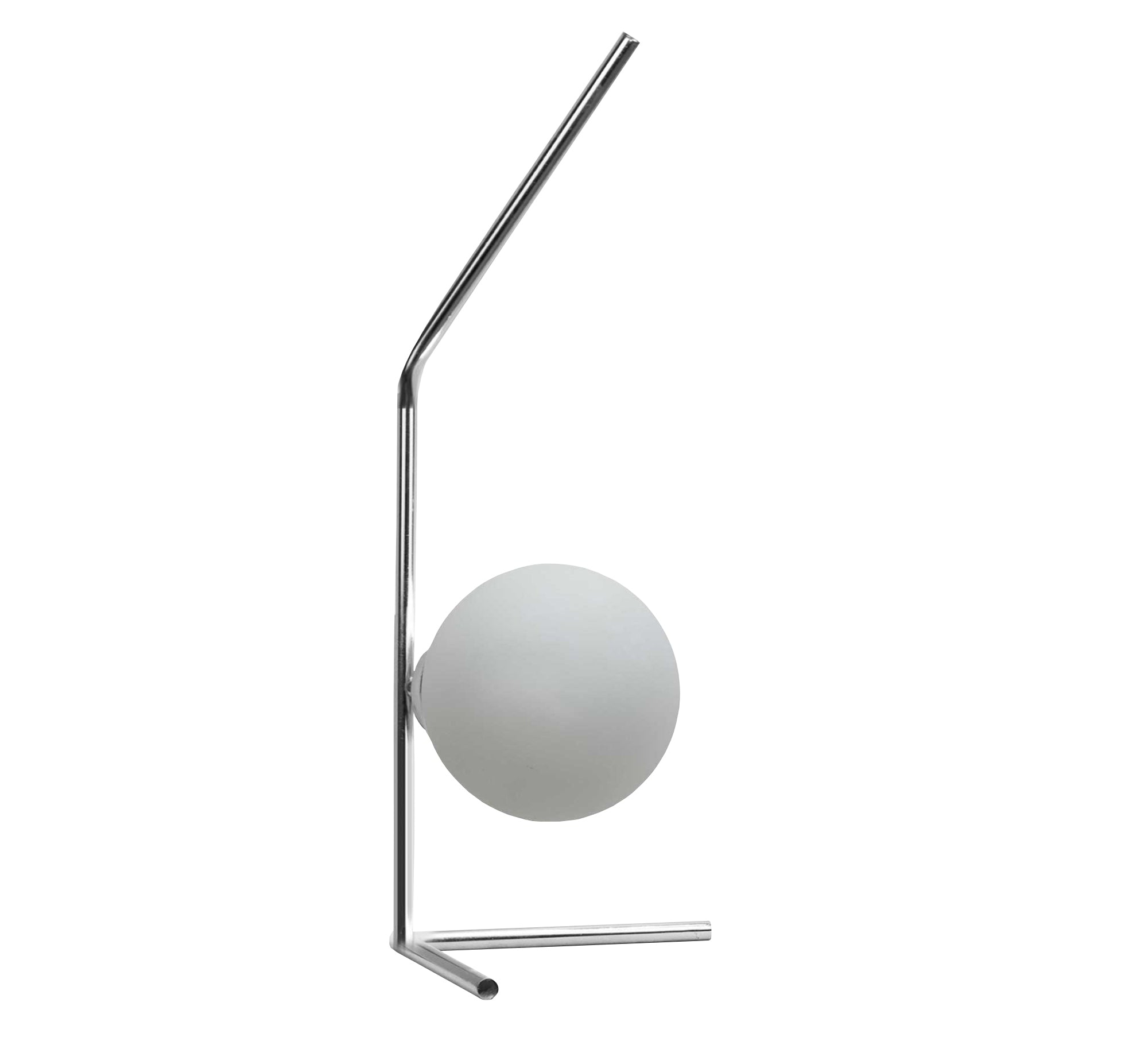 Modern table lamp with silver glass ball - Vitrine Furniture - Lighting