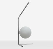 Modern table lamp with silver glass ball - Vitrine Furniture - Lighting