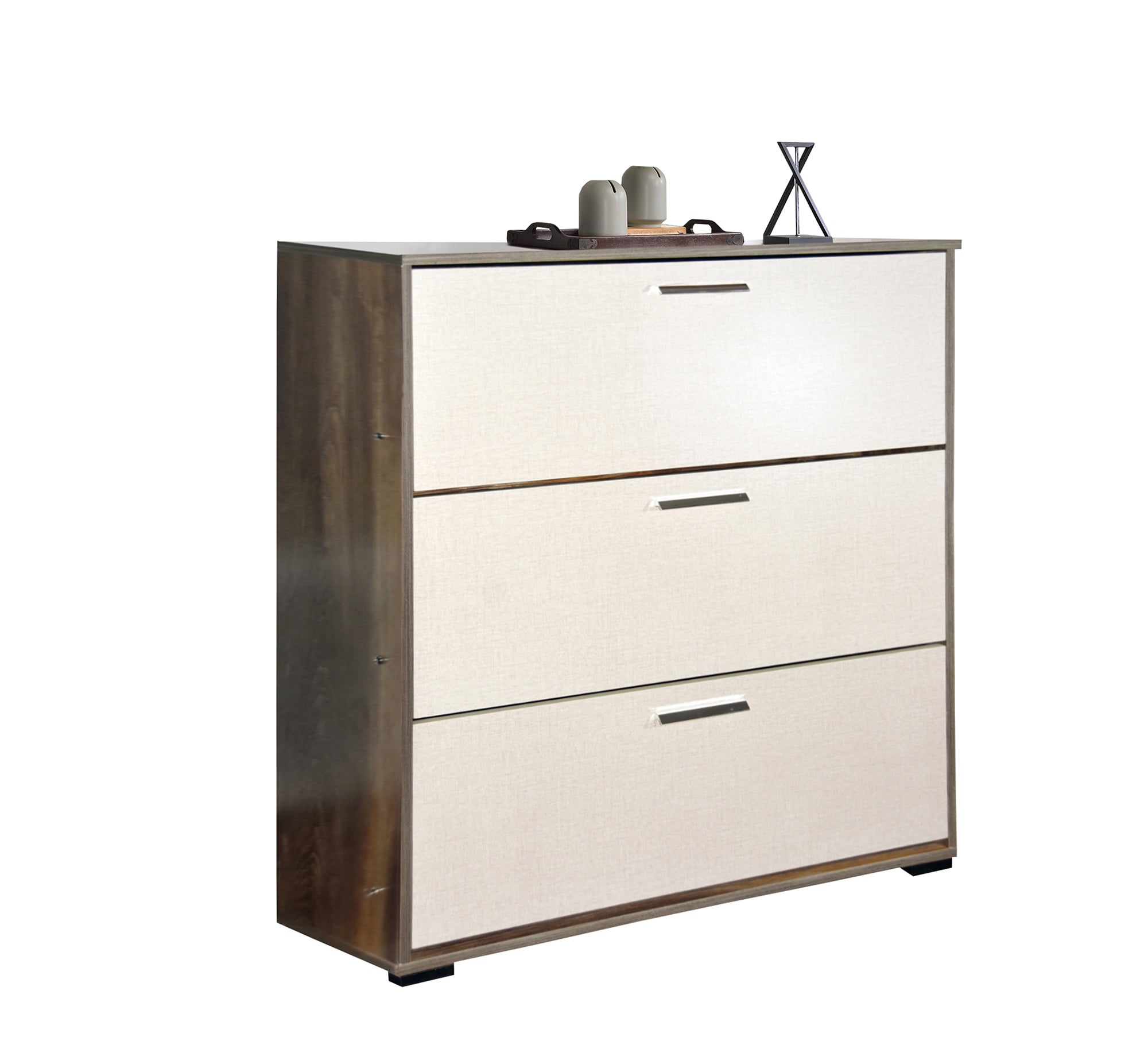 Modern three - door shoe rack - Vitrine Furniture - Furniture