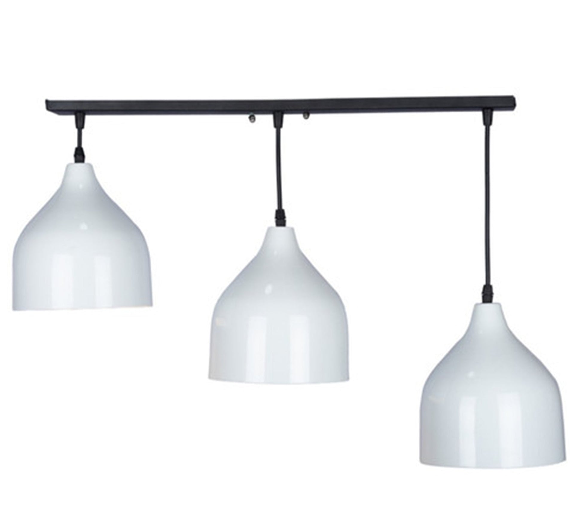 Modern Triple Pendant Chandelier with Graduated Design - Vitrine Furniture - Lighting