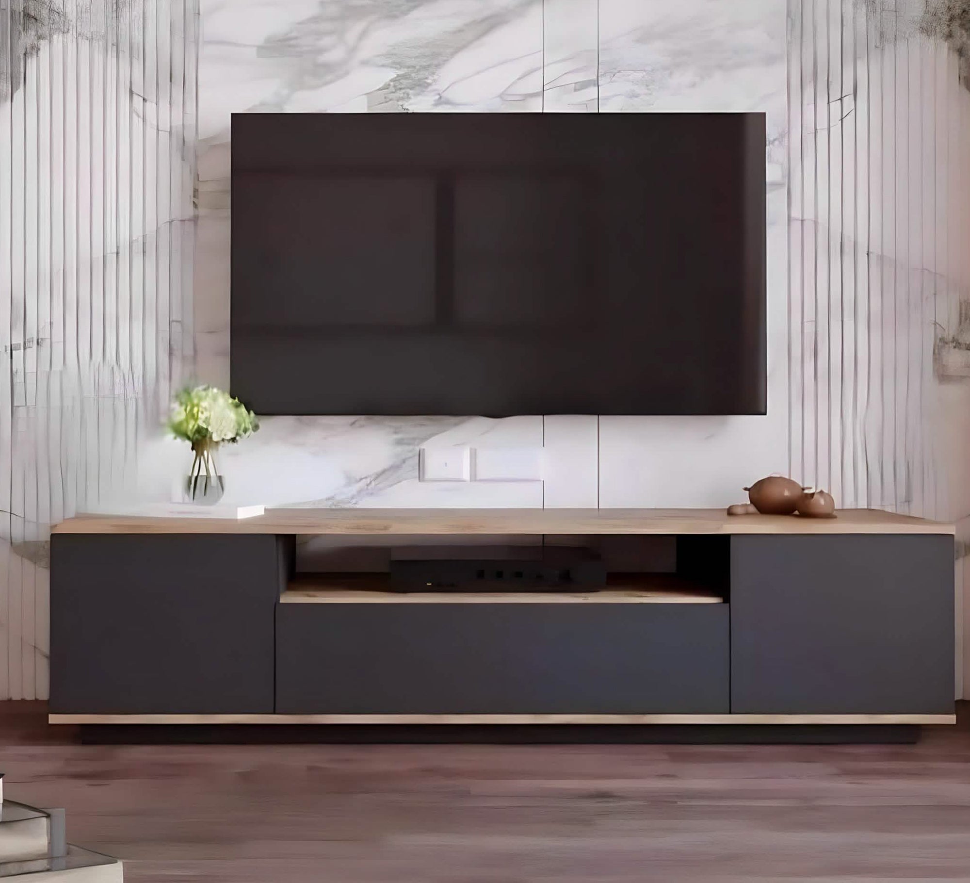 Modern TV stand with an elegant design - Vitrine Furniture - Furniture