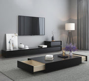 Modern TV unit and black table - Vitrine Furniture - Furniture