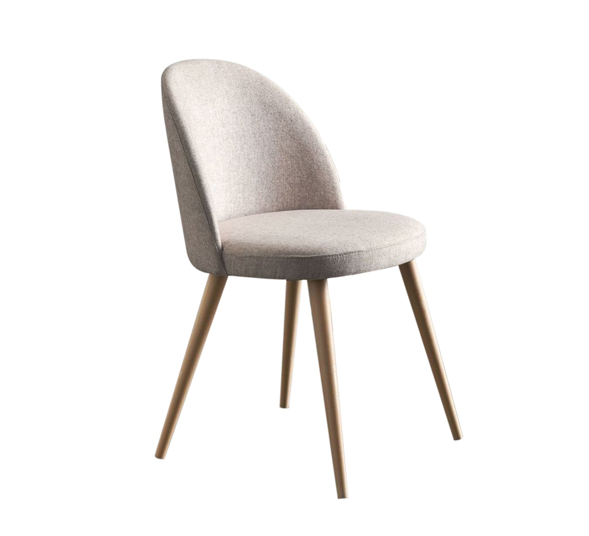 Modern Upholstered Beige Chair - Sleek and Stylish - Vitrine Furniture - Furniture