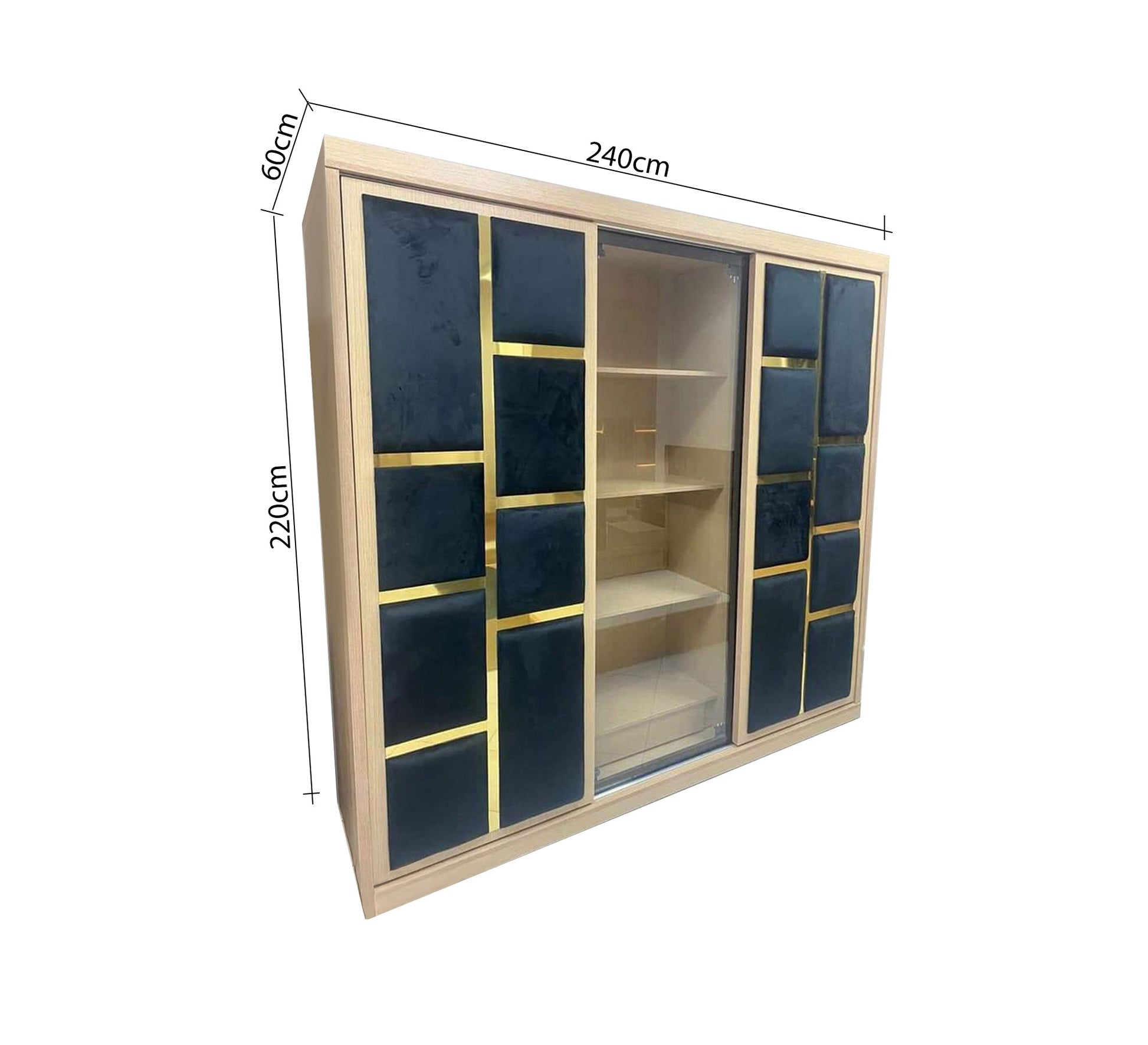 Modern wardrobe in a luxury hotel style - Vitrine Furniture - Furniture