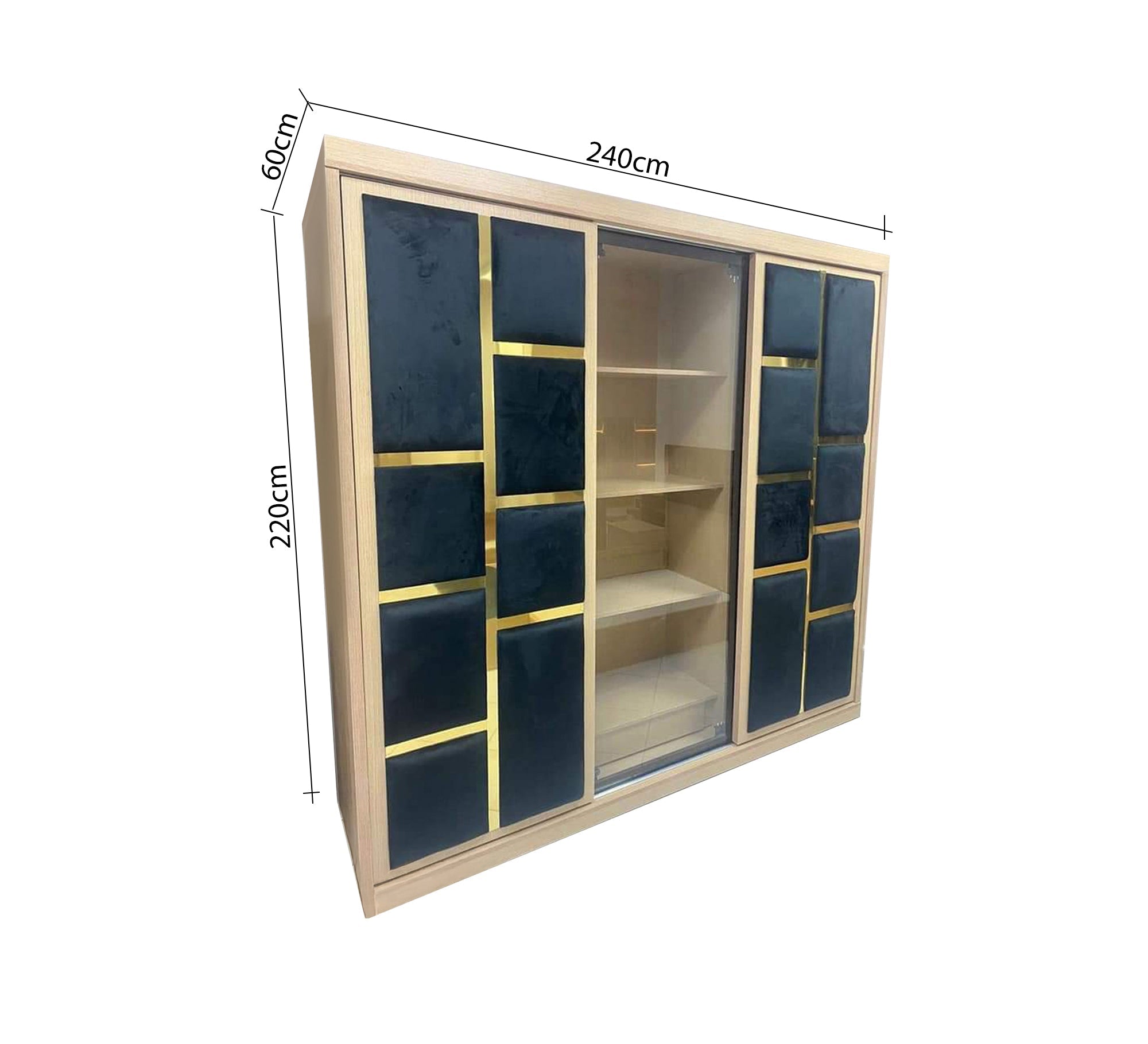 Modern wardrobe in a luxury hotel style - Vitrine Furniture - Furniture