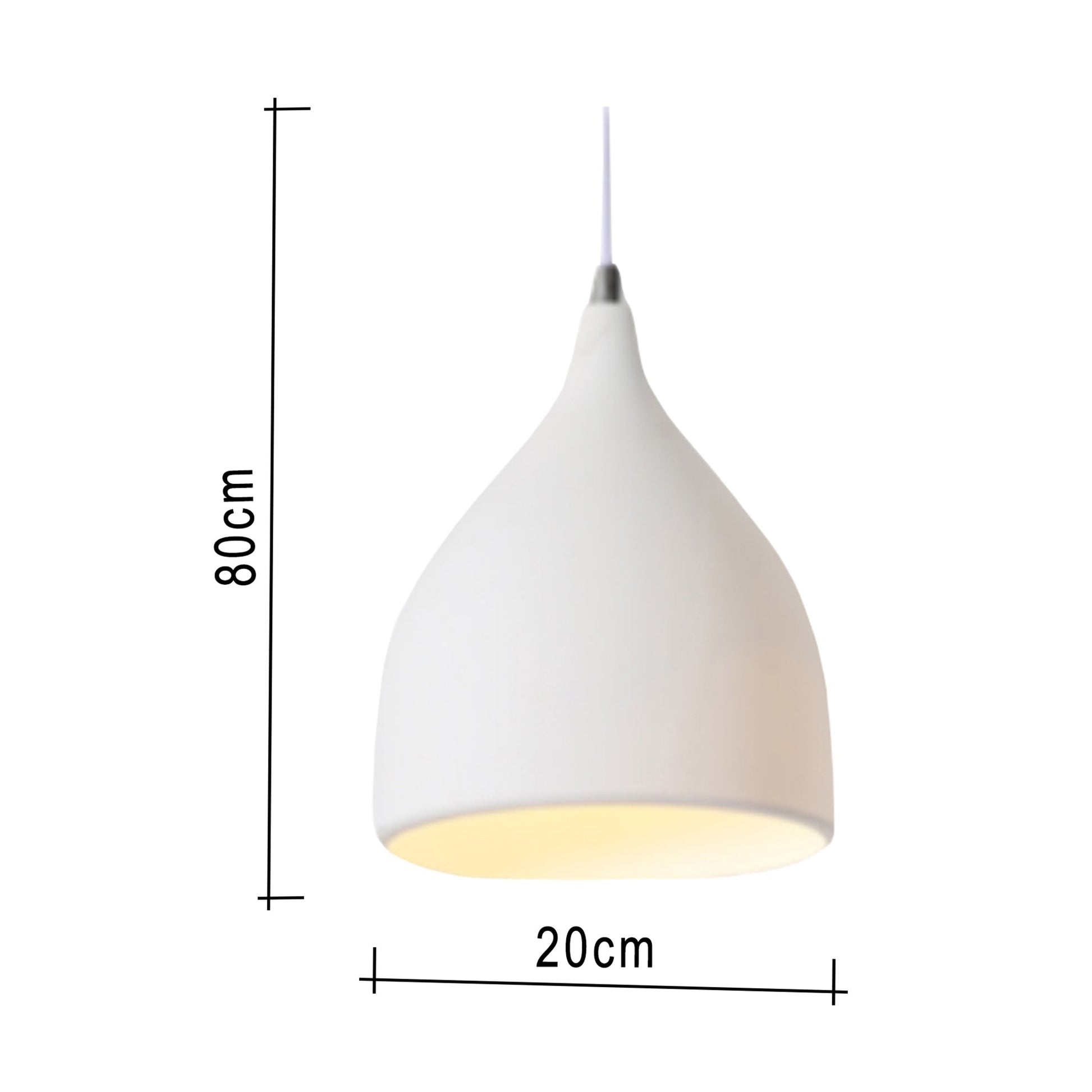 Modern white ceiling lamp - Vitrine Furniture - Lighting
