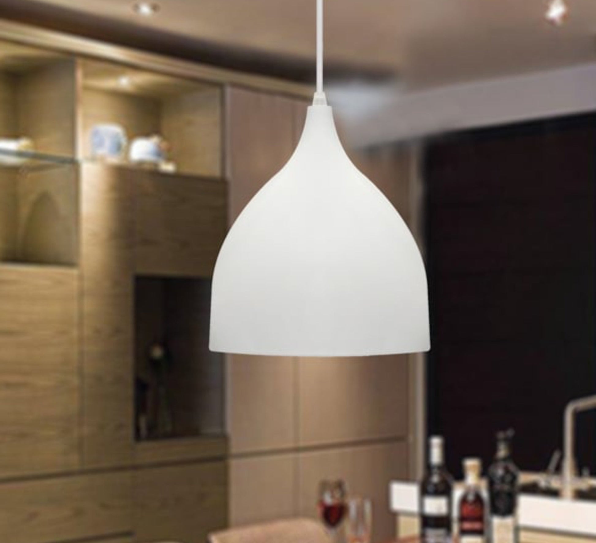 Modern white ceiling lamp - Vitrine Furniture - Lighting