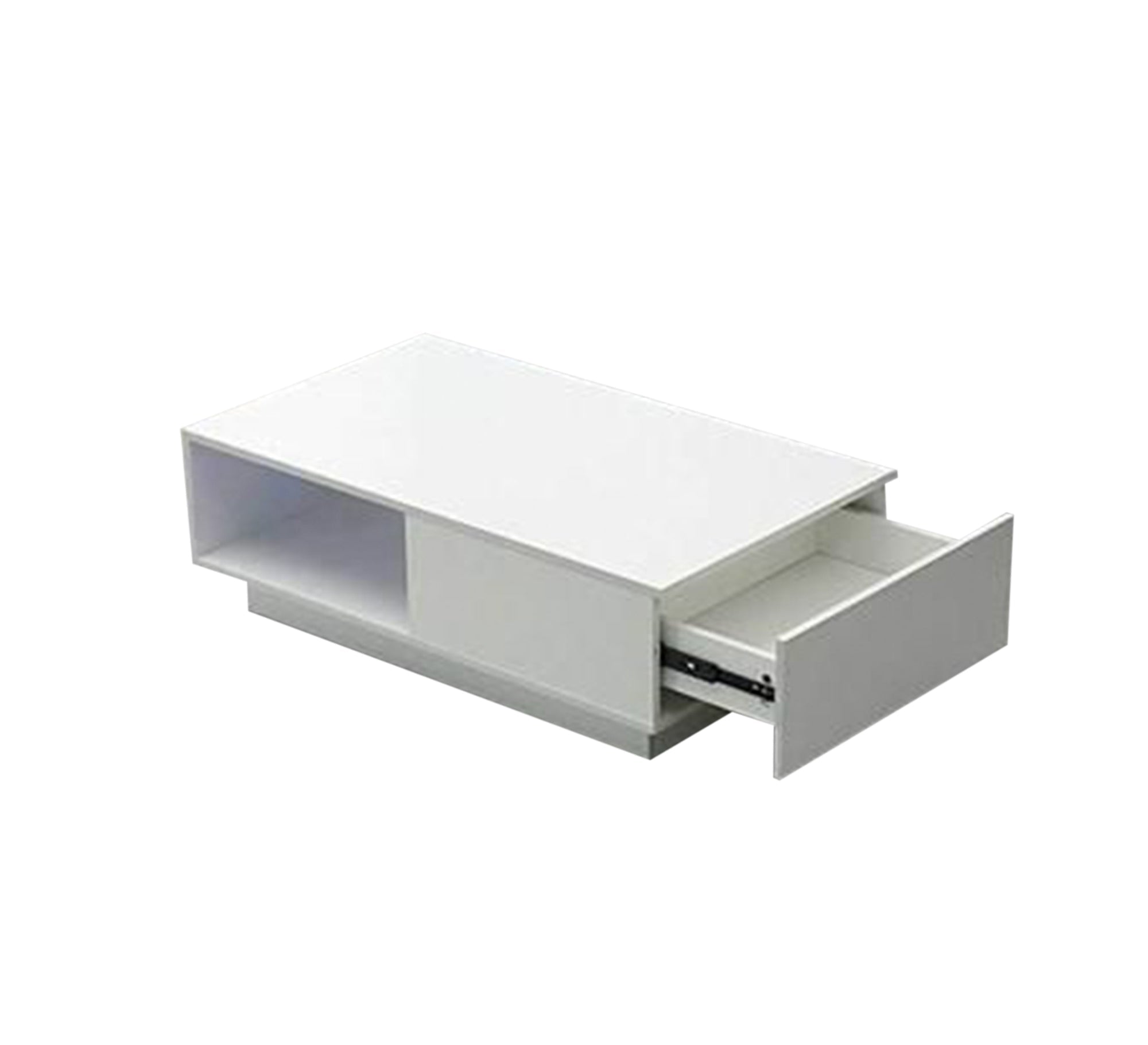 Modern white coffee table with hidden storage - Vitrine Furniture - Furniture