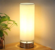 Modern white lampshade with metal base - Vitrine Furniture - Lighting