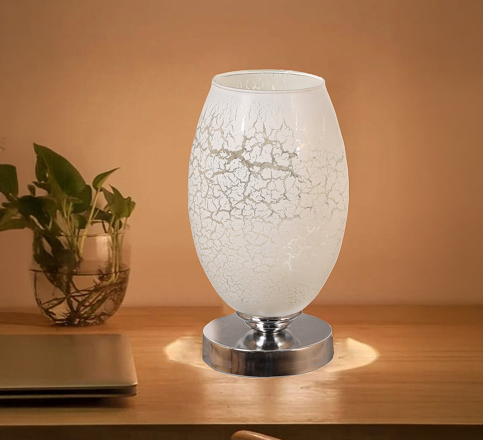 Modern white metal and glass lampshade - Vitrine Furniture - Lighting